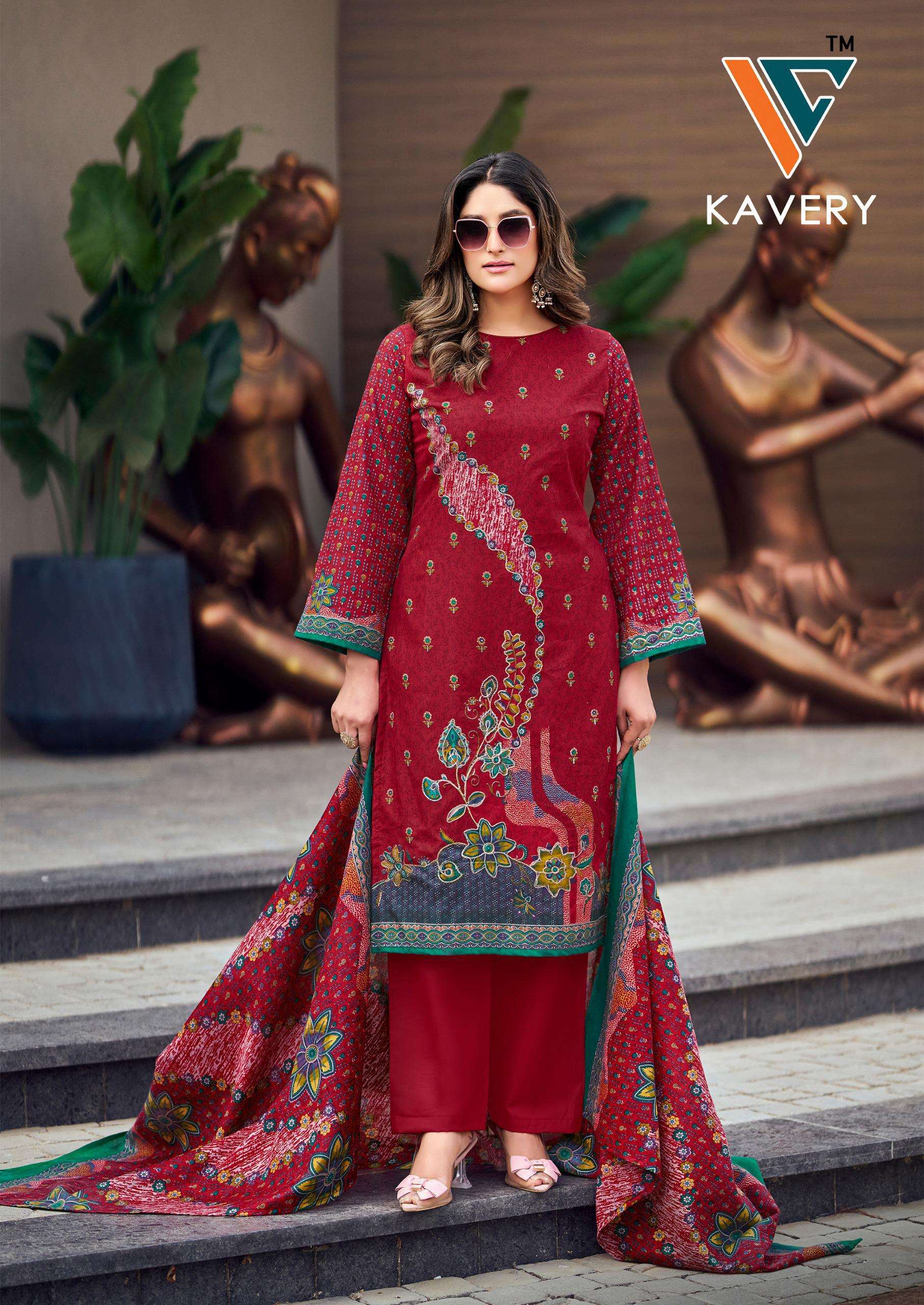 VANDANA CREATION KAVERY VOL 1 COTTON DIGITAL PRINT WITH FANCY WORK SALWAR SUIT