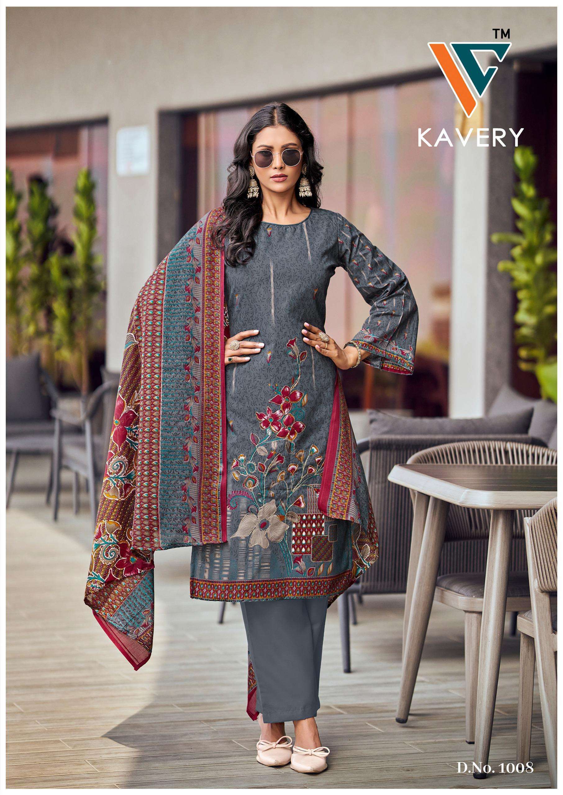 VANDANA CREATION KAVERY VOL 1 COTTON DIGITAL PRINT WITH FANCY WORK SALWAR SUIT