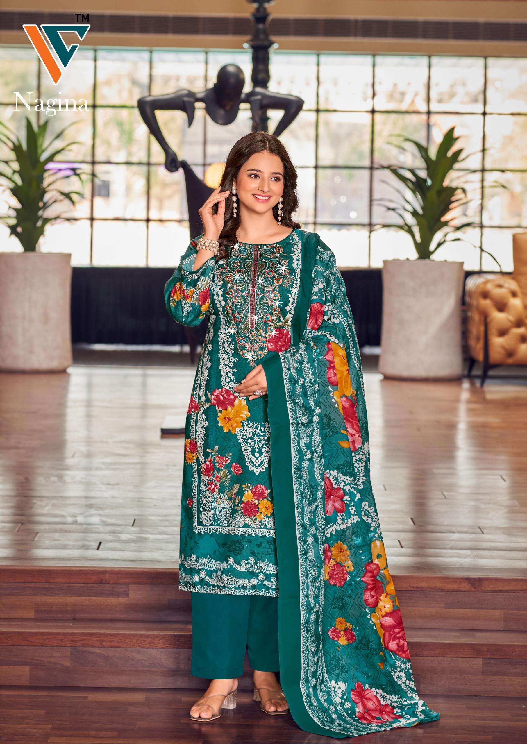 VANDANA‎ CREATION NAGINA‎ VOL 10 COTTON DIGITAL PRINT SALWAR SUITS	