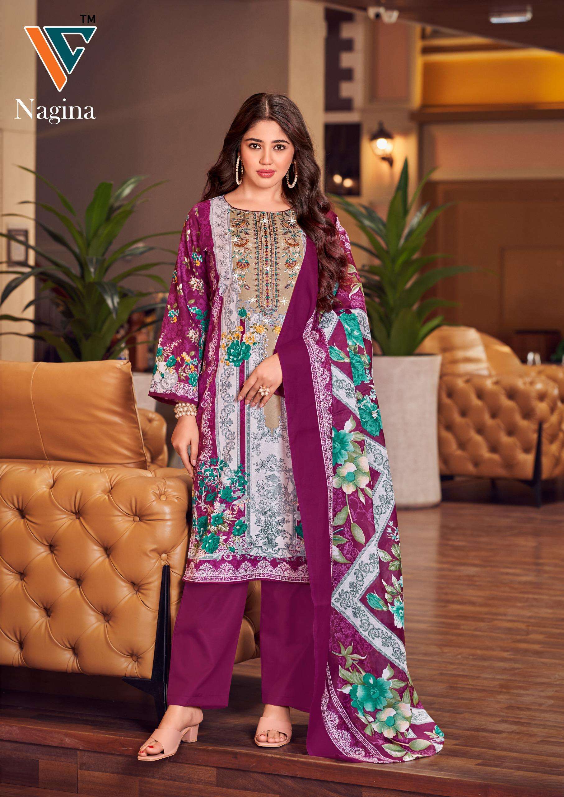 VANDANA‎ CREATION NAGINA‎ VOL 10 COTTON DIGITAL PRINT SALWAR SUITS	