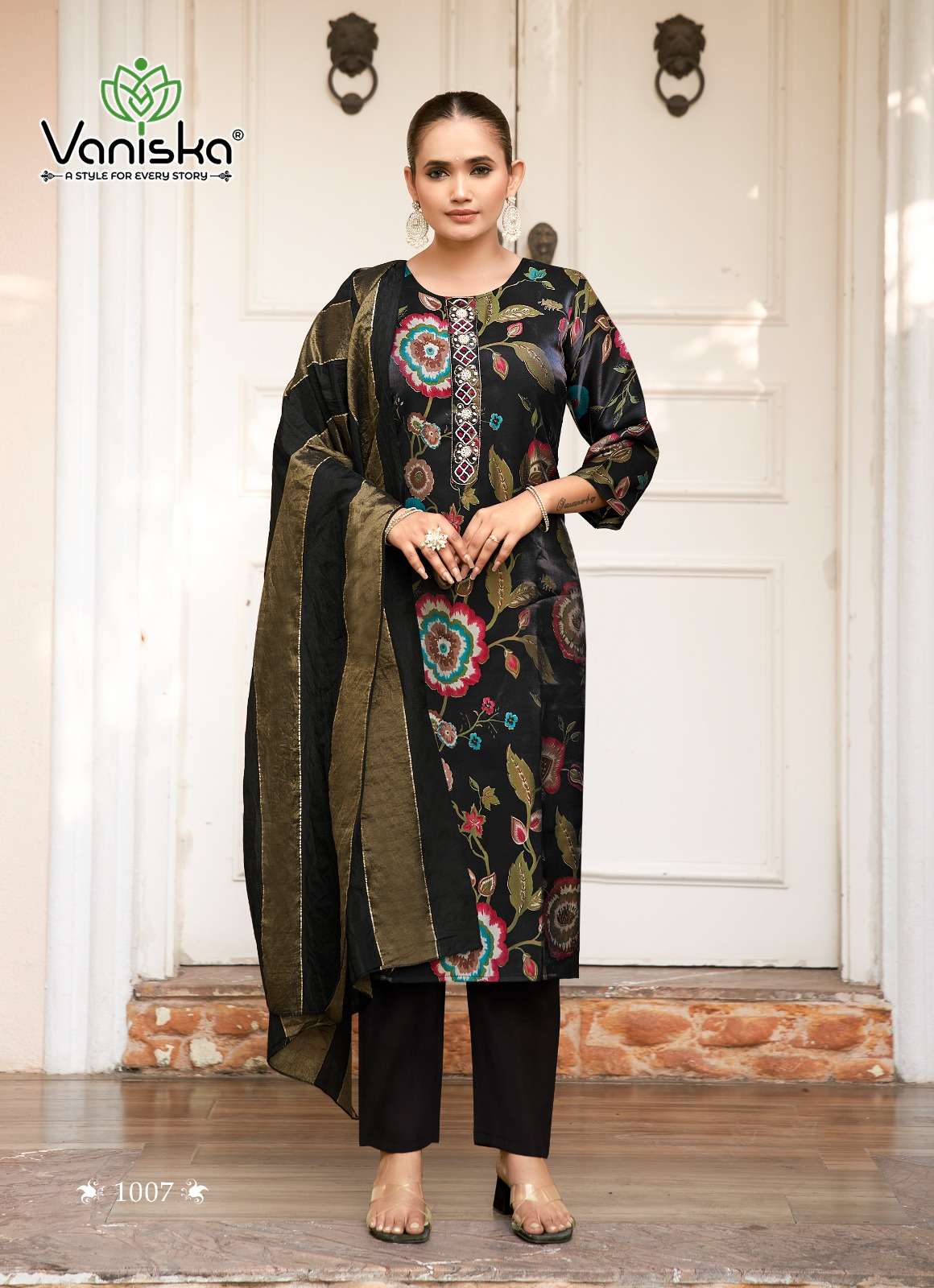 VANISKA TRENDY TRENDY TOUCH VOL 1 STRAIGHT STYLE  KURTI WITH PANT &  DUPATTA SET 