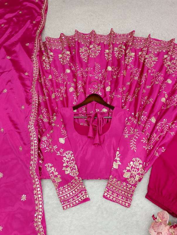 WW 1234 SILK BEAUTIFUL DESIGNER LOOK PARTY WEAR ANARKALI GOWN STYLE SUIT