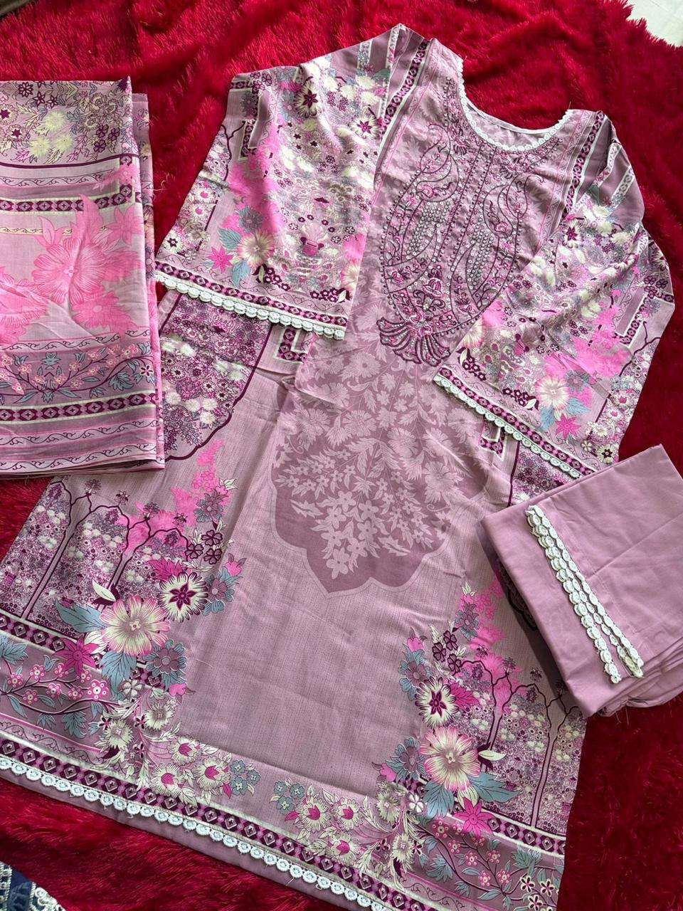 AALIZ PRINTS SANA SAFINAZ VOL 1 COTTON DIGITAL STYLE PRINT SALWAR SUIT