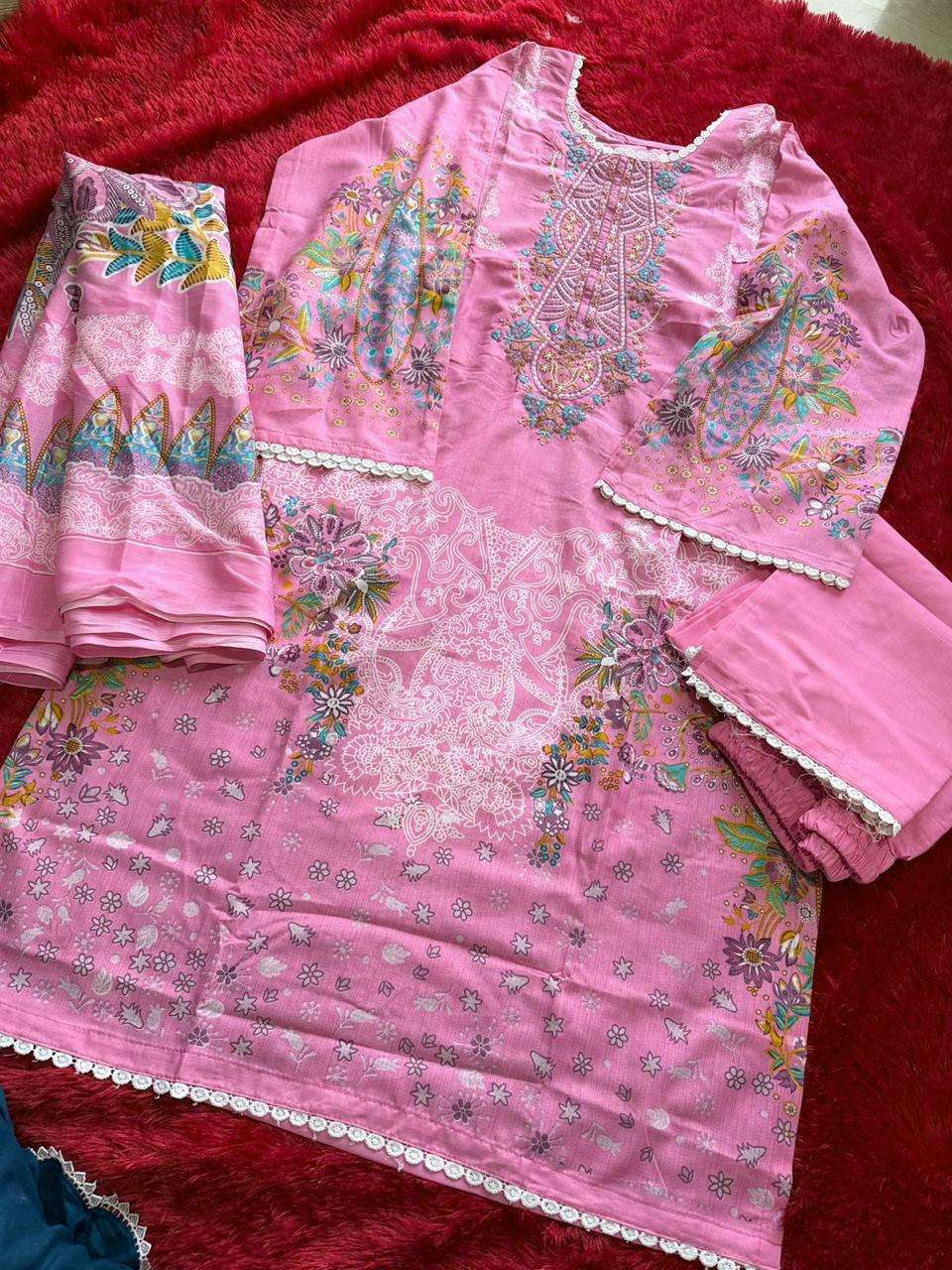 AALIZ PRINTS SANA SAFINAZ VOL 1 COTTON DIGITAL STYLE PRINT SALWAR SUIT