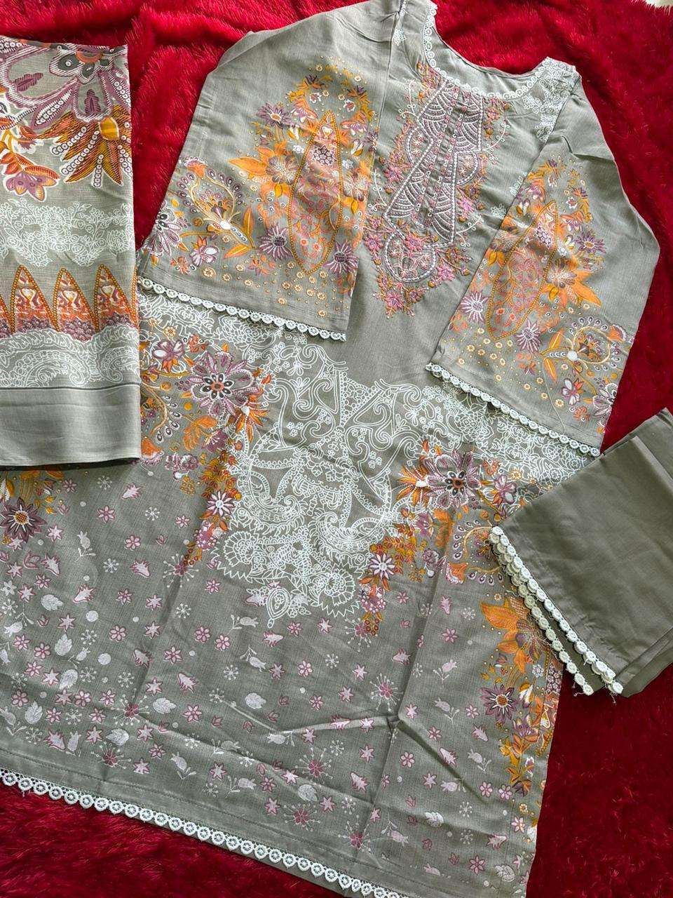 AALIZ PRINTS SANA SAFINAZ VOL 1 COTTON DIGITAL STYLE PRINT SALWAR SUIT