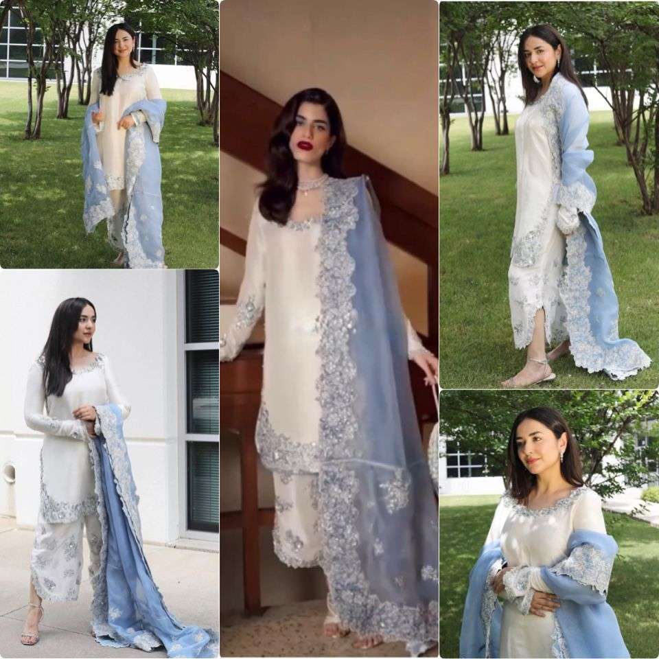 AD 229 SILK HEAVY BEAUTIFUL DESIGNER PARTY WEAR LADIES SUIT