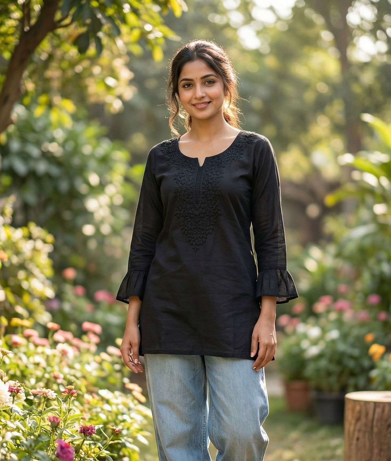 AI FASHION CHARMI VOL 2 RAYON FANCY CHIKANKARI WORK SHORT KURTI 