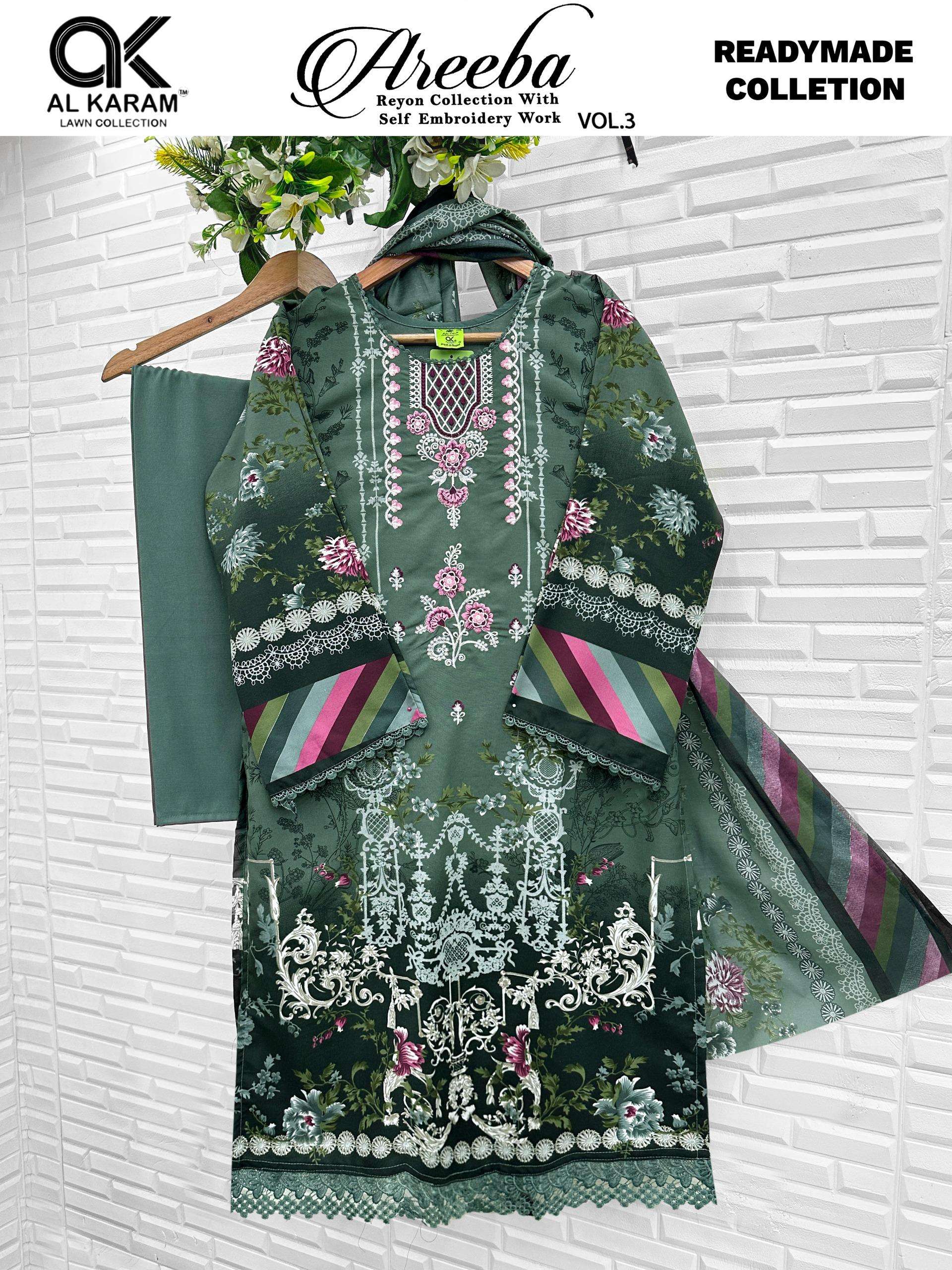 AL KARAM AREEBA VOL 3 READY MADE COLLECTION 