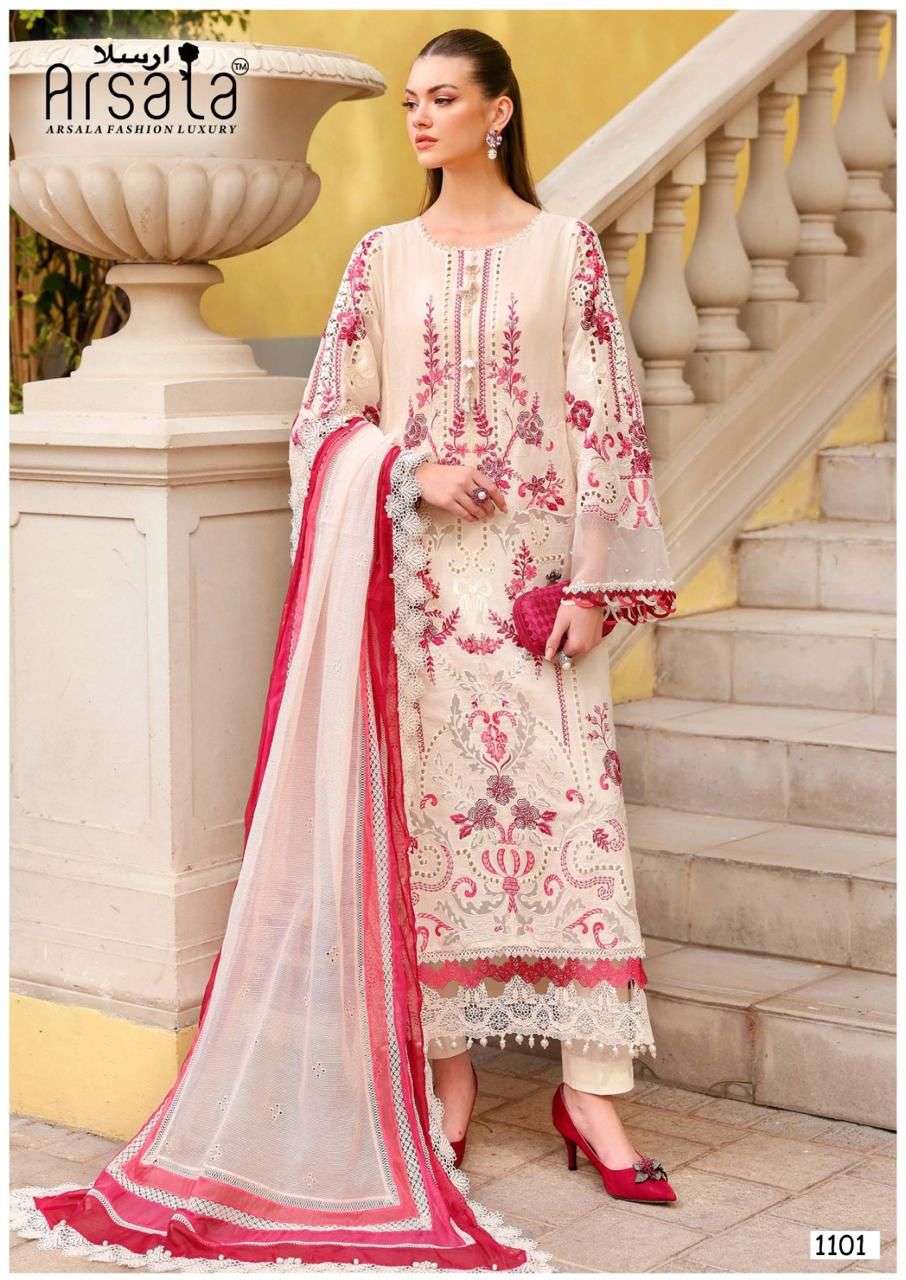 ARSALA FASHION AMIRA HEAVY COTTON LUXURY COLLECTION VOL 11 LAWN COTTON SUIT
