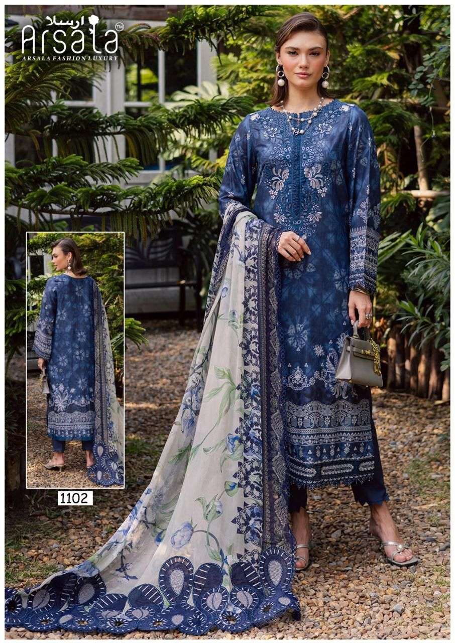 ARSALA FASHION AMIRA HEAVY COTTON LUXURY COLLECTION VOL 11 LAWN COTTON SUIT