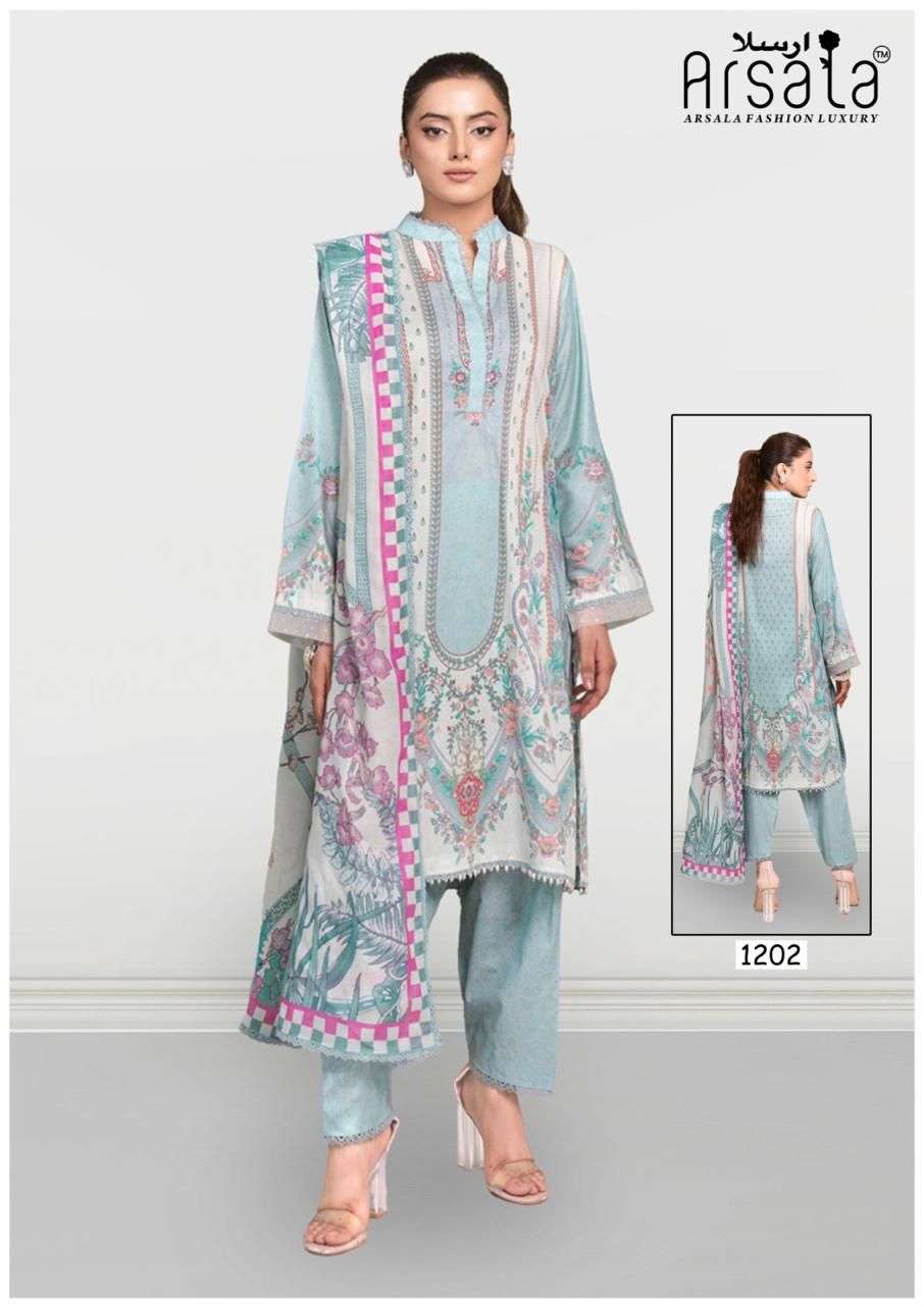 ARSALA FASHION AMIRA HEAVY COTTON LUXURY COLLECTION VOL 12 LAWN COTTON SUIT