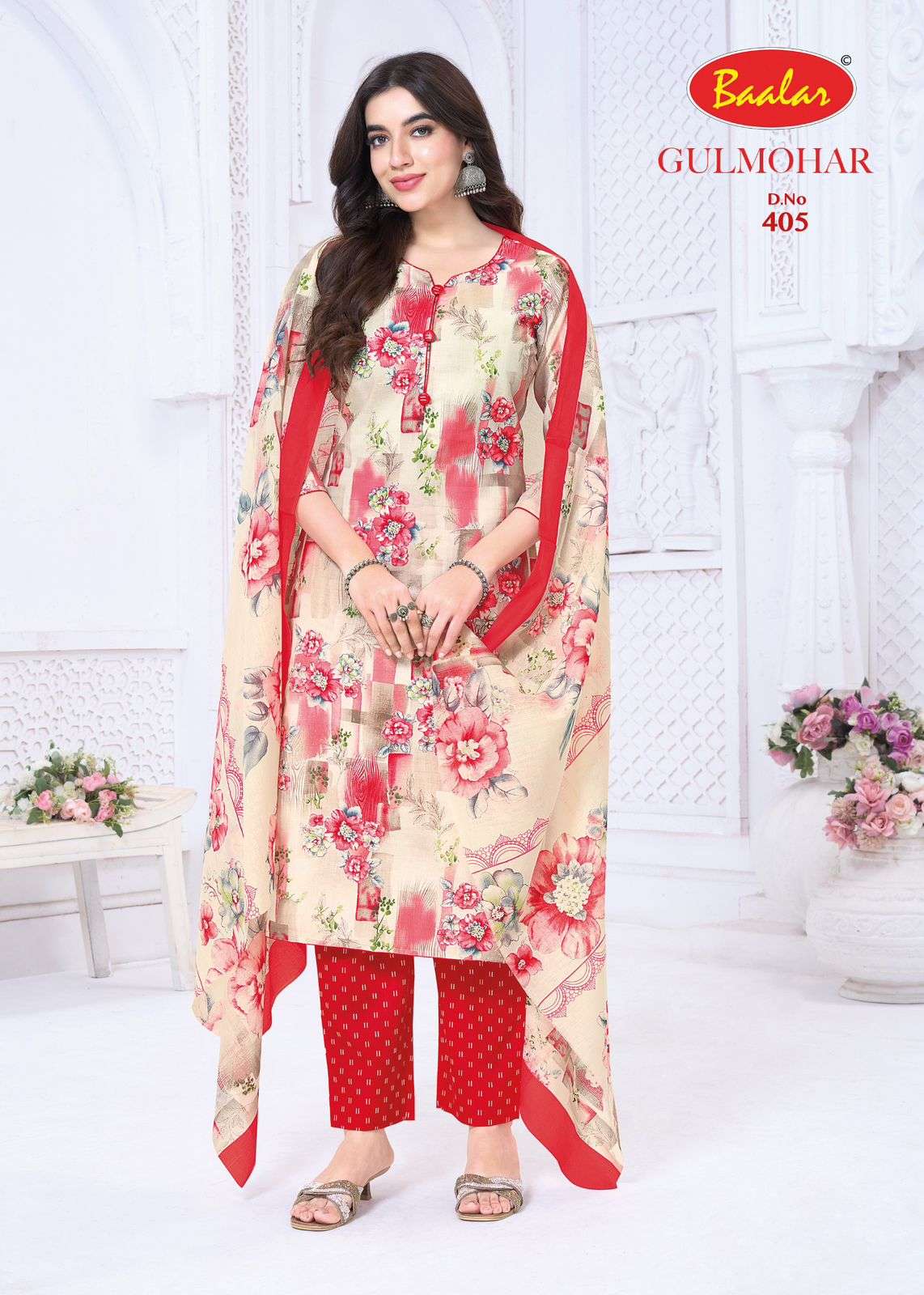 BAALAR GULMOHAR VOL 4 LAWN COTTON DIGITAL PRINT SALWAR SUIT