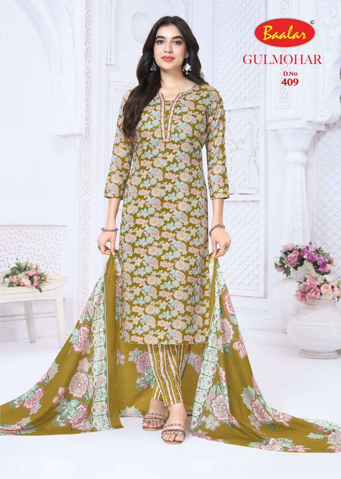 BAALAR GULMOHAR VOL 4 LAWN COTTON DIGITAL PRINT SALWAR SUIT