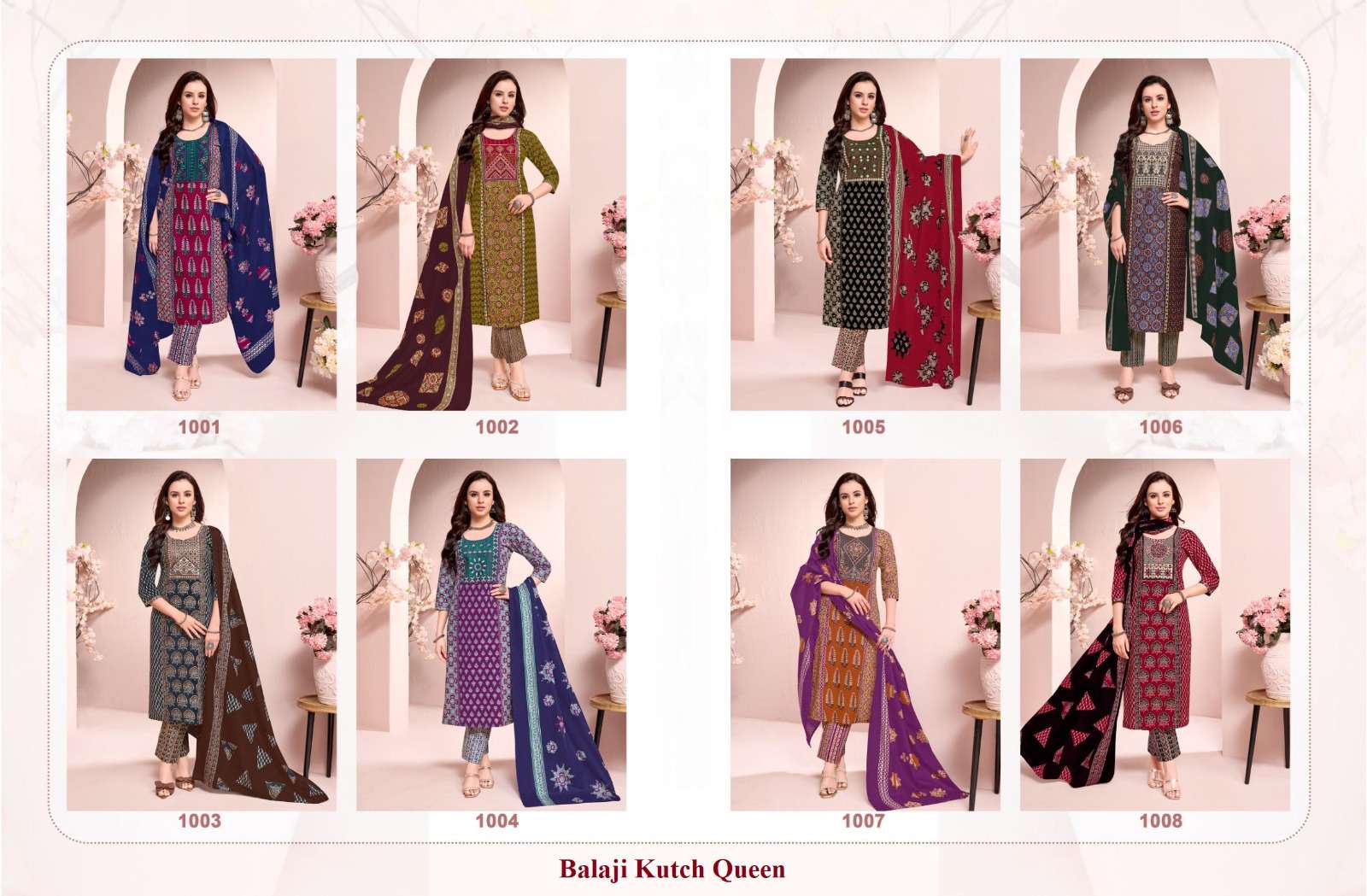 BALAJI COTTON KUTCH QUEEN VOL 1 COTTON PRINTED READY MADE LADIES SUIT