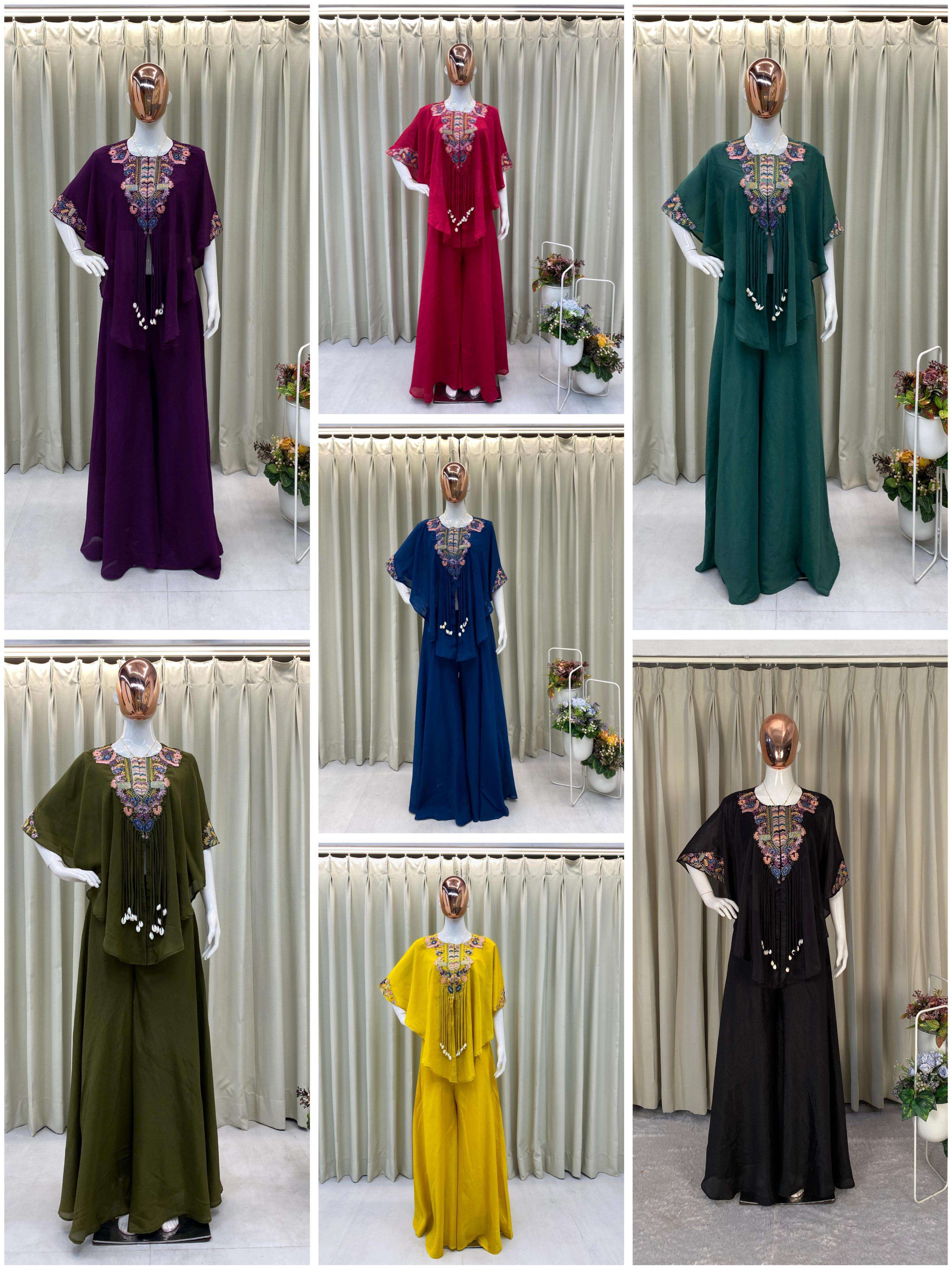 BE 349 THREE PIECE INDO WESTERN WEAR COLLECTION 