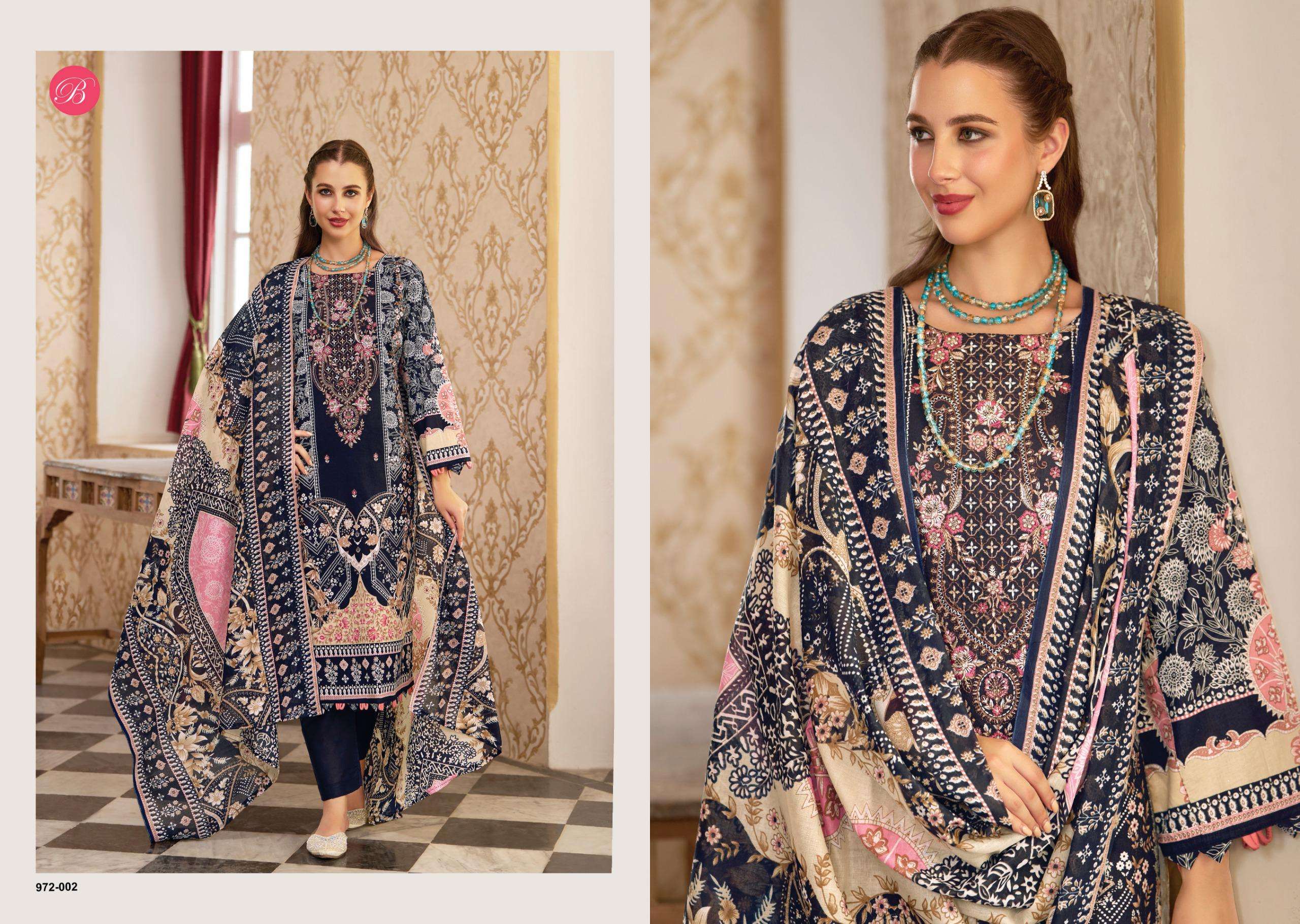 BELLIZA DESIGNER STUDIO NAIRA VOL 139 COTTON DIGITAL PRINT WITH FANCY WORK SUIT