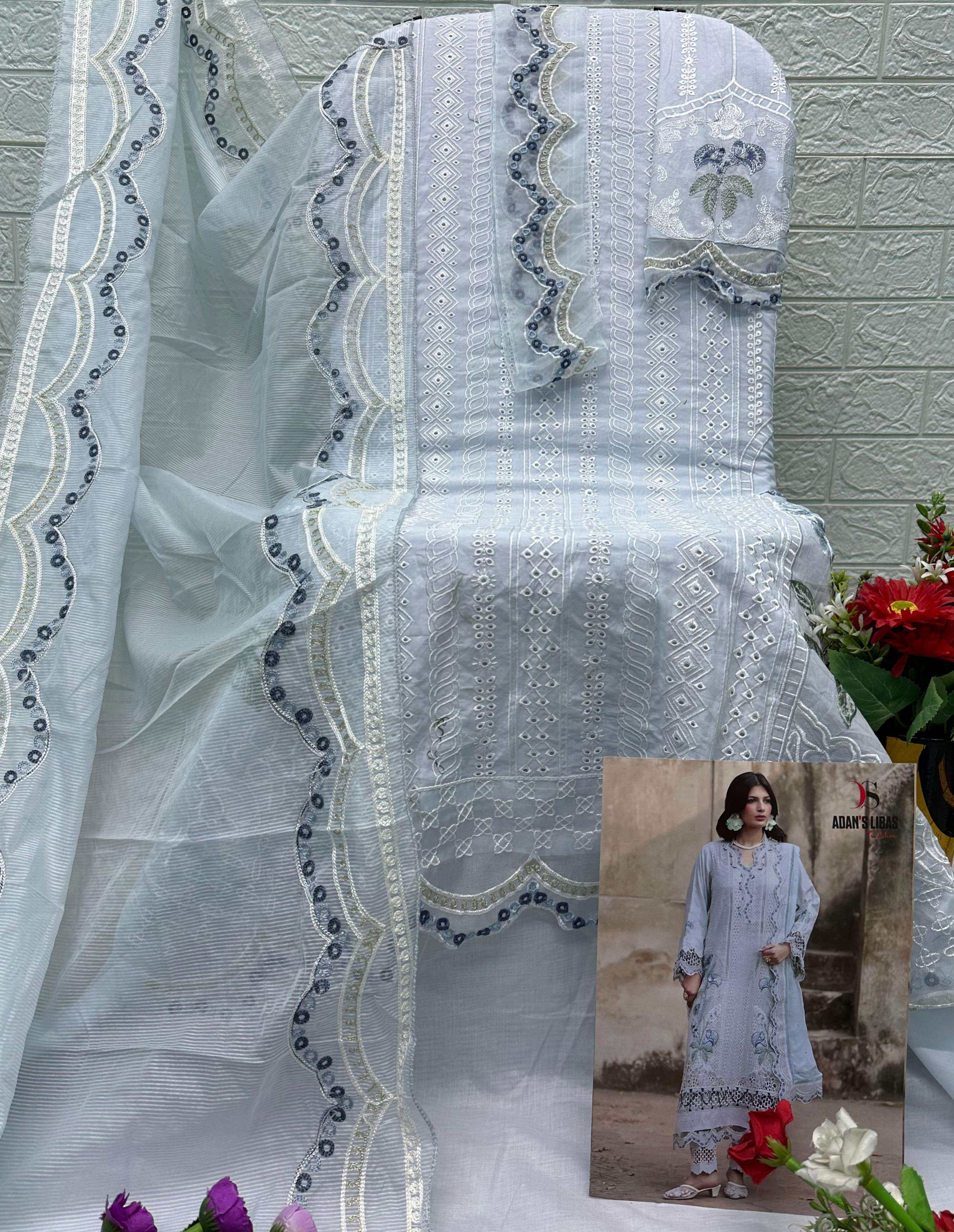 DEEPSY SUITS ADAN LIBAS TRADITION COTTON HEAVY EMBROIDERY DESIGNER WORK SUIT