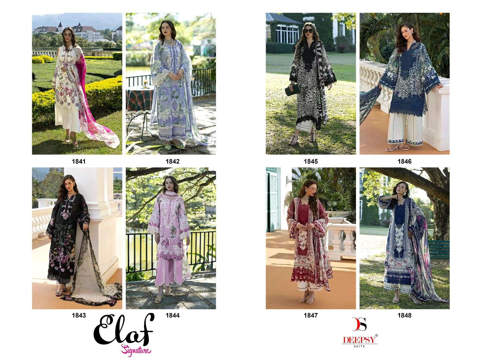 DEEPSY SUITS ELAF SIGNATURE VOL 1 COTTON HEAVY PATCH EMBROIDERY WORK SUIT