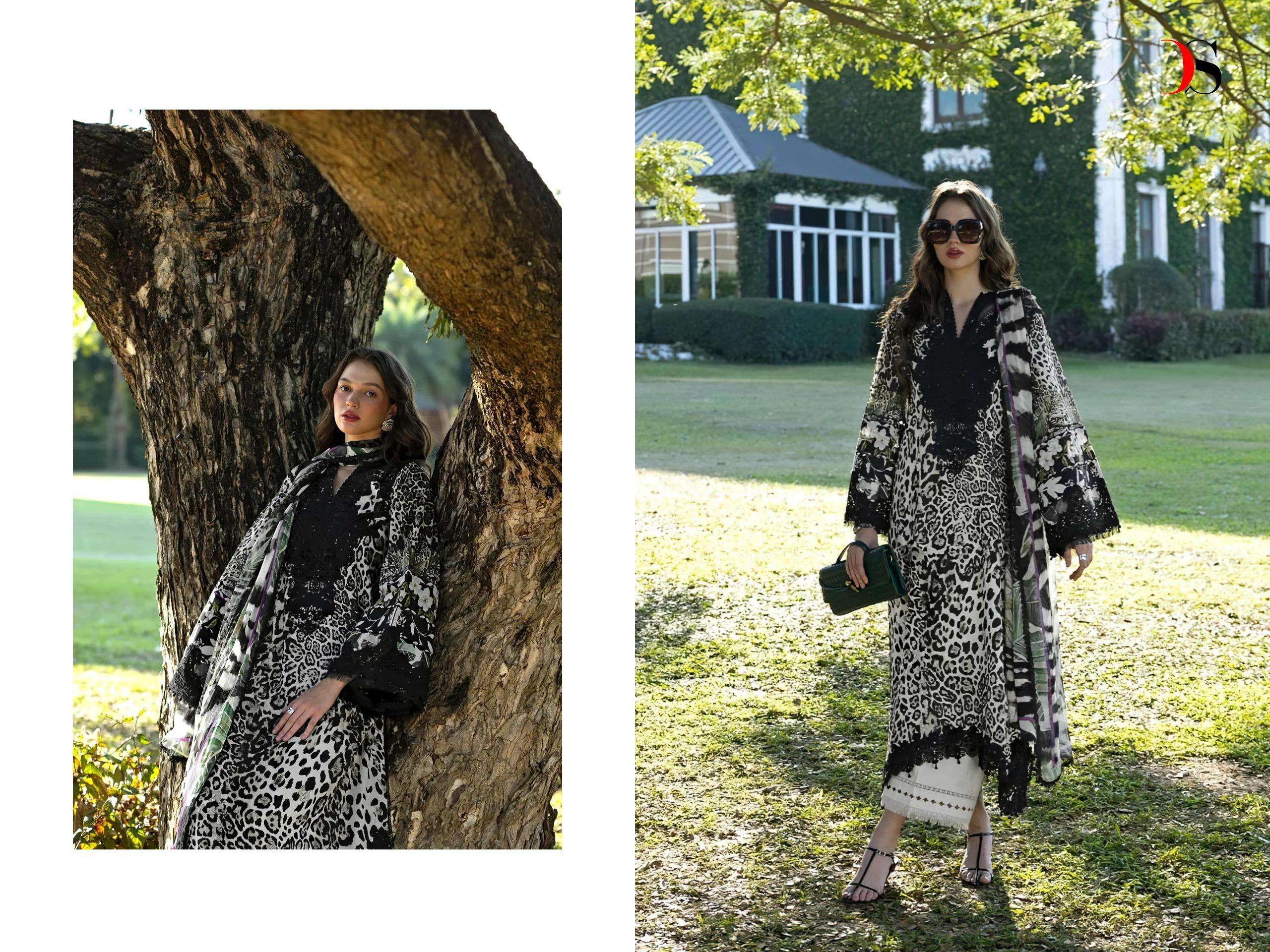 DEEPSY SUITS ELAF SIGNATURE VOL 1 COTTON HEAVY PATCH EMBROIDERY WORK SUIT