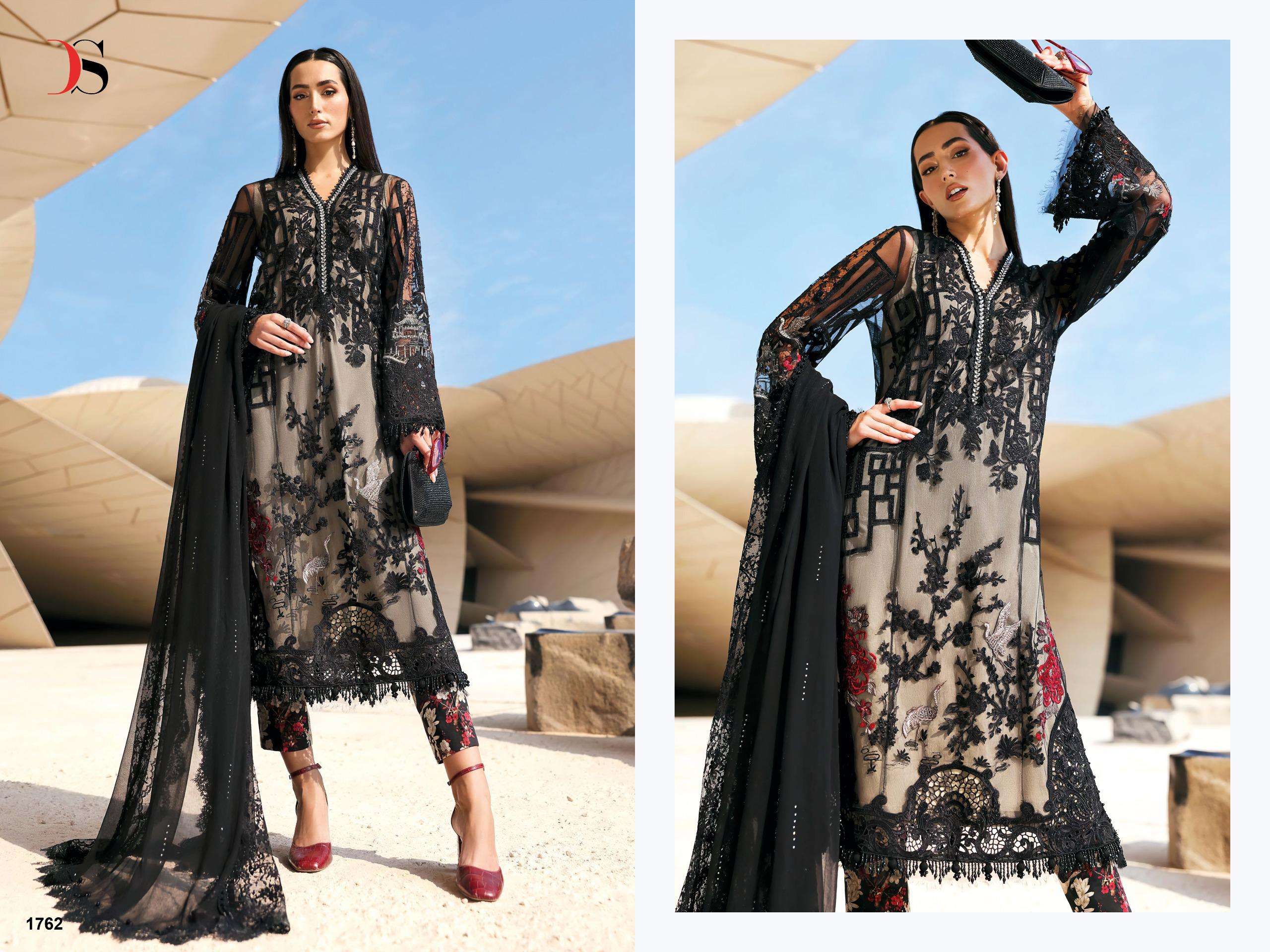 DEEPSY SUITS MARIA B PREMIUM EMBROIDERED VOL 3 NX COTTON HEAVY EMBROIDERY WORKS SUIT