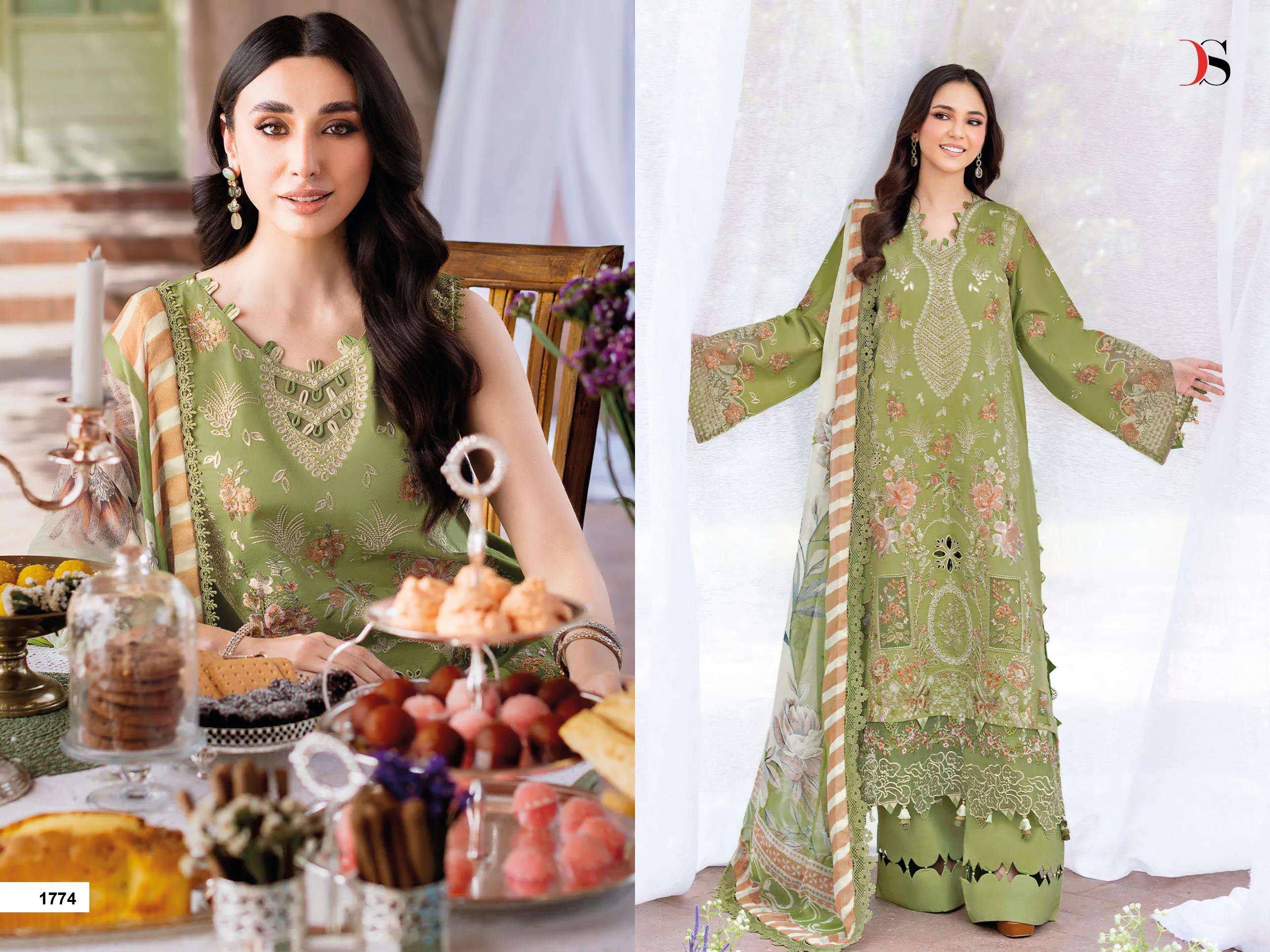 DEEPSY SUITS RAMSHA LUXURY LAWN VOL 2 COTTON EMBROIDERY WORK SUIT