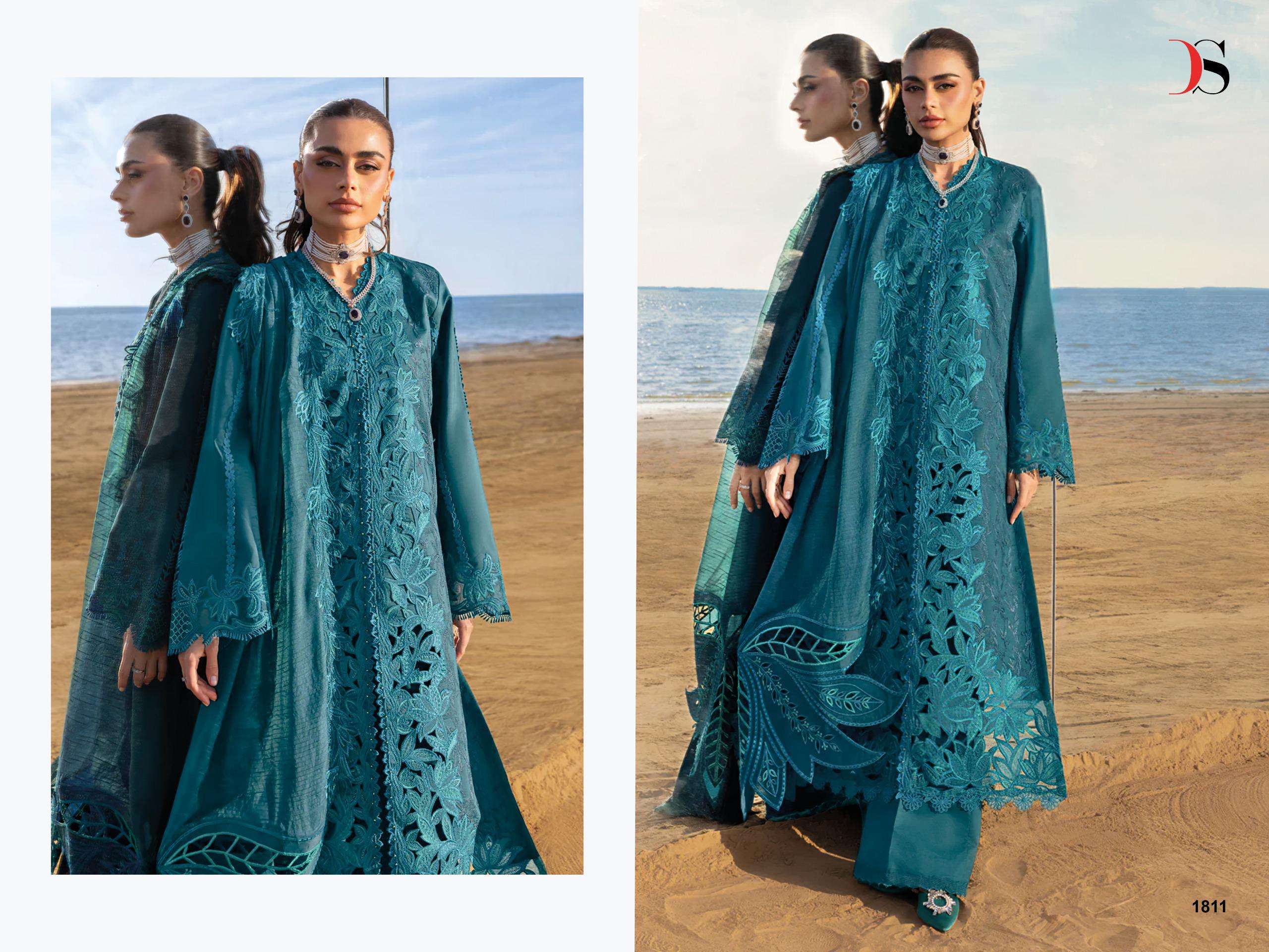 DEEPSY SUITS RANGRASIYA PREMIUM LAWN VOL 5 COTTON EMBROIDERY DESIGNER PAKISTANI SUIT