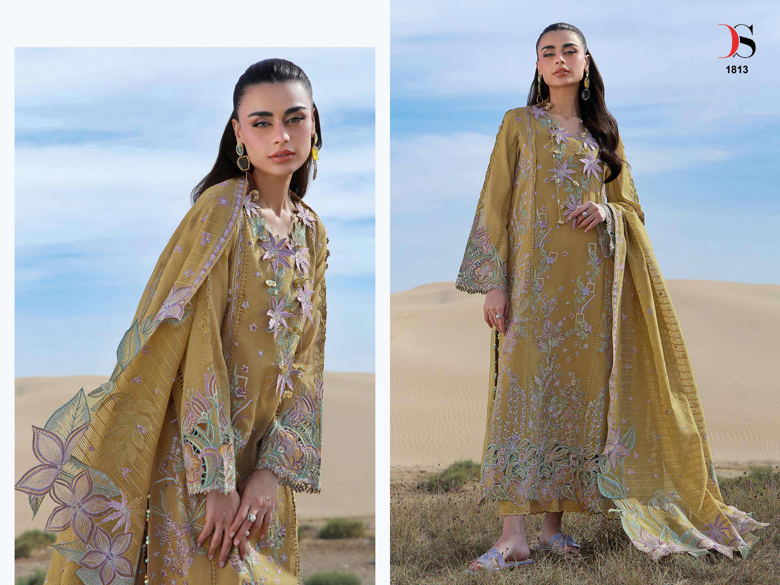 DEEPSY SUITS RANGRASIYA PREMIUM LAWN VOL 5 COTTON EMBROIDERY DESIGNER PAKISTANI SUIT