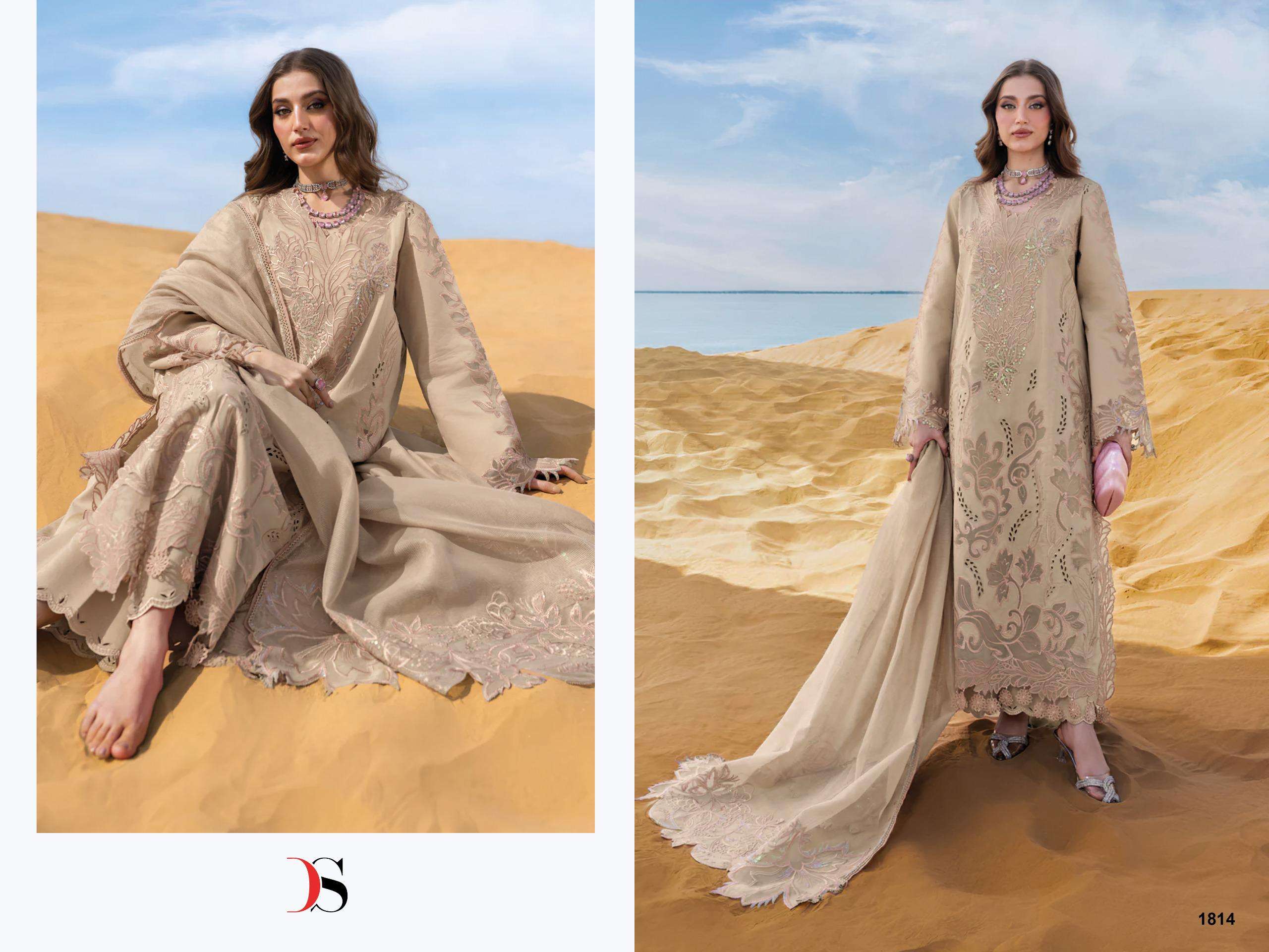 DEEPSY SUITS RANGRASIYA PREMIUM LAWN VOL 5 COTTON EMBROIDERY DESIGNER PAKISTANI SUIT