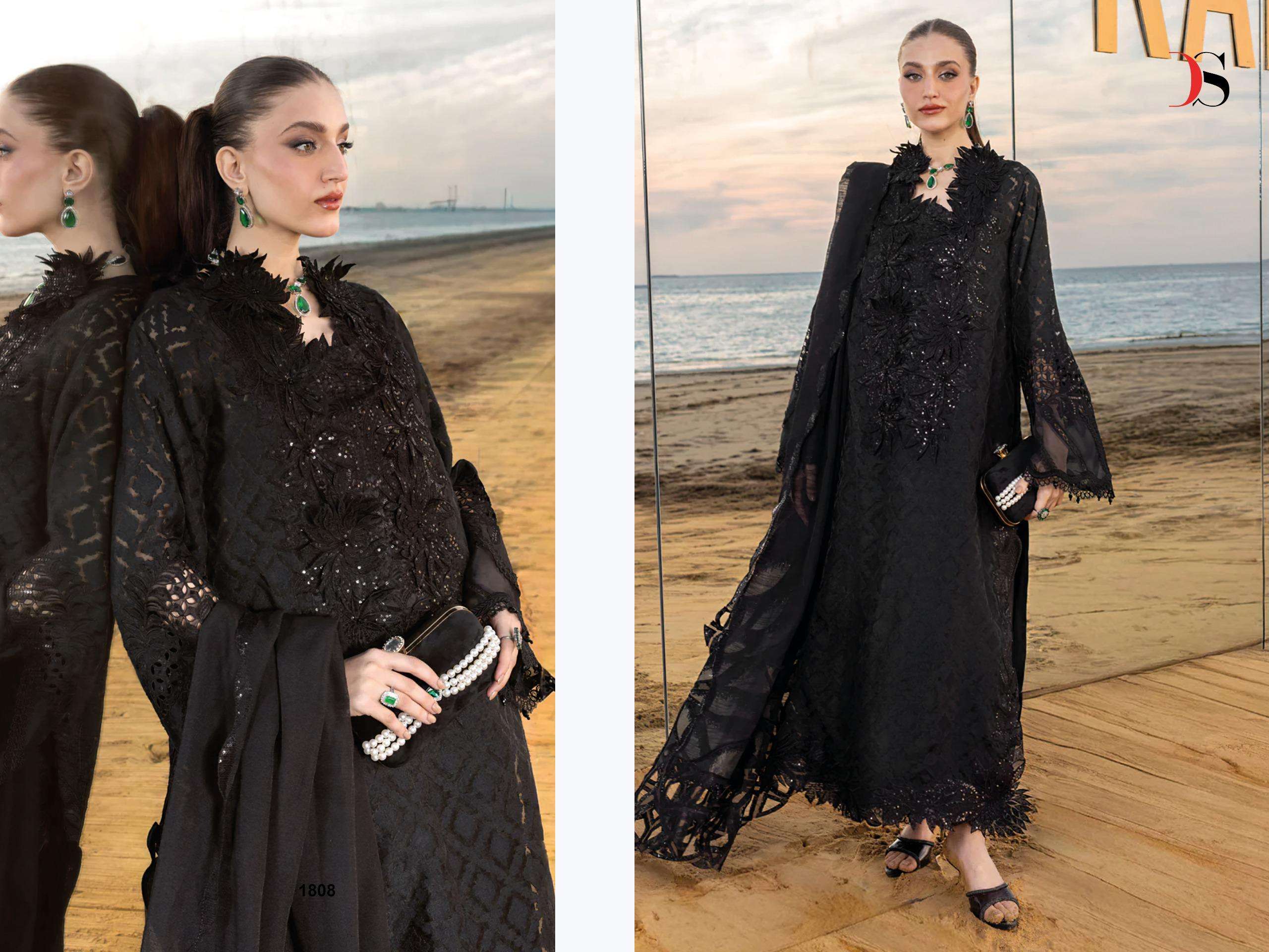 DEEPSY SUITS RANGRASIYA PREMIUM LAWN VOL 5 COTTON EMBROIDERY DESIGNER PAKISTANI SUIT