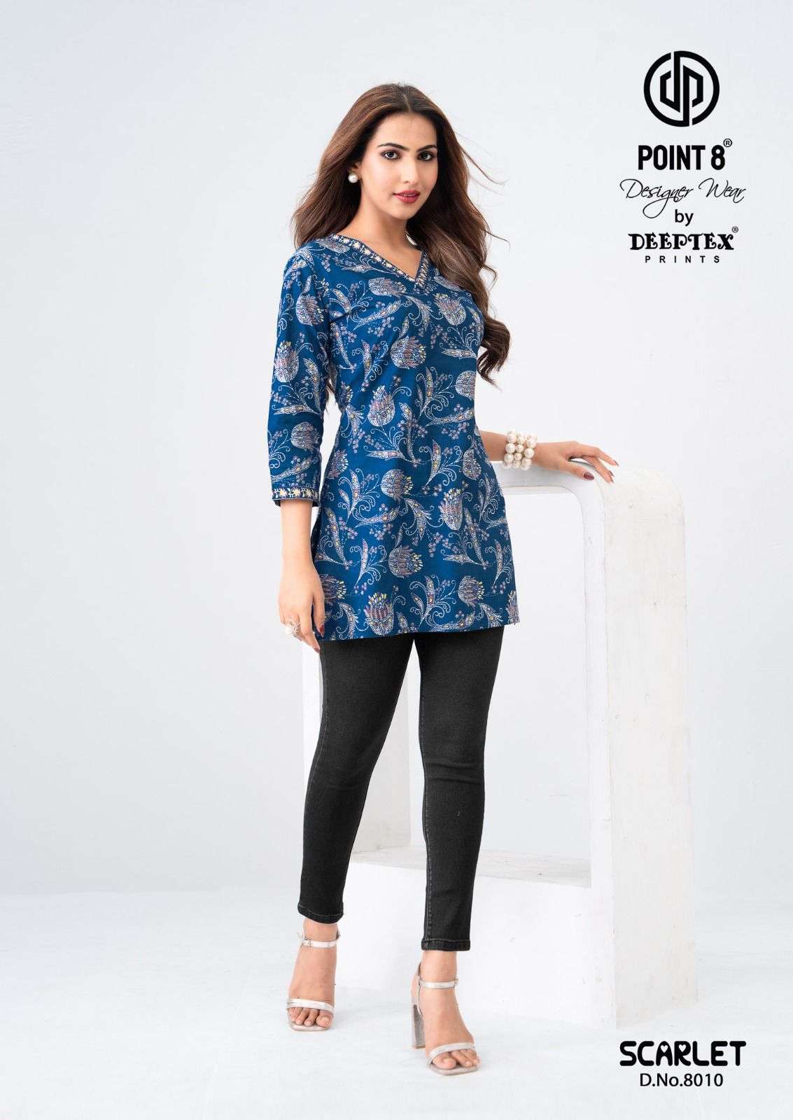 DEEPTEX PRINT SCARLET VOL 8 COTTON PRINTED SUMMER WEAR LADIES TOP