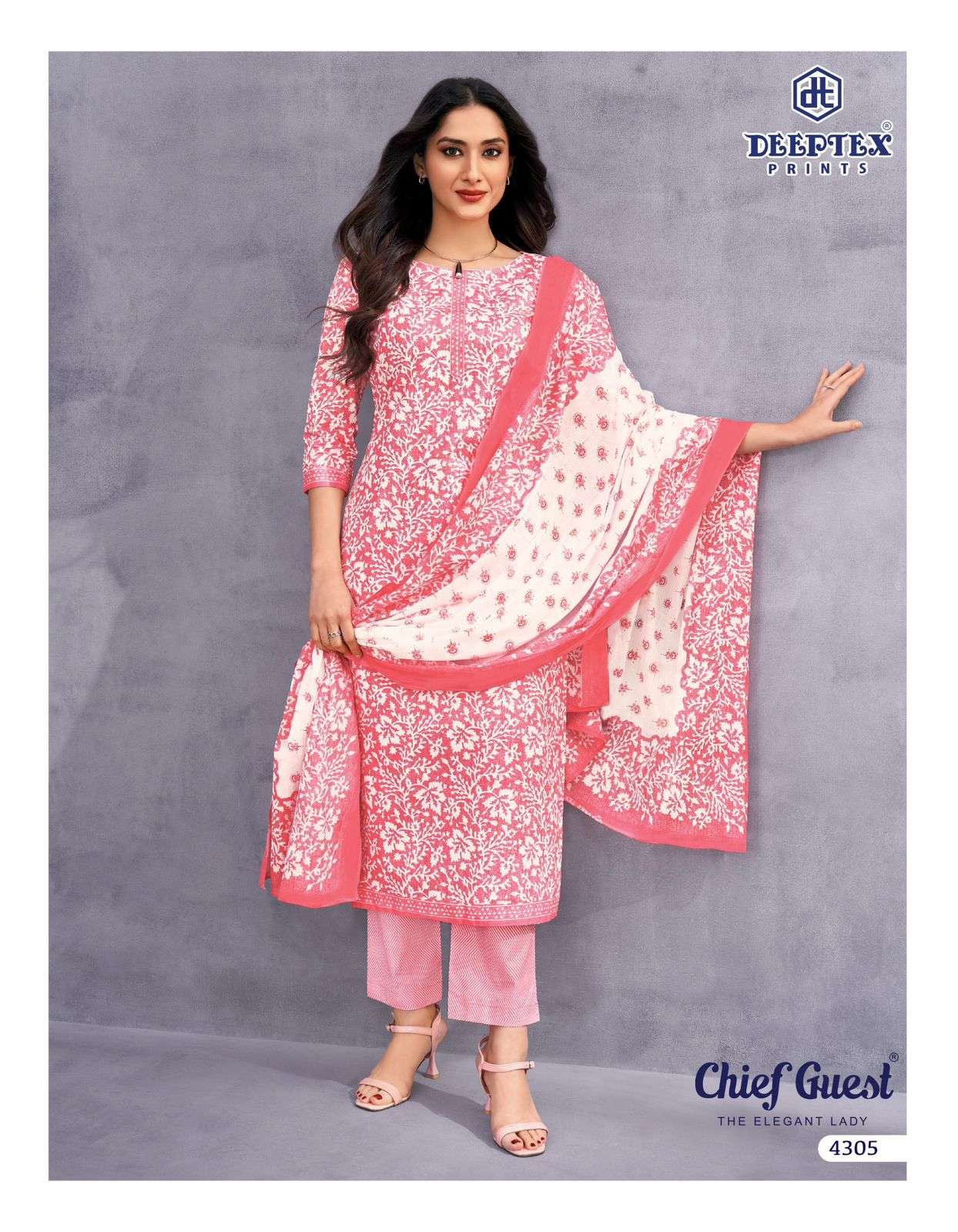 DEEPTEX PRINTS CHIEF GUEST VOL 43 COTTON PRINTED SALWAR SUIT	