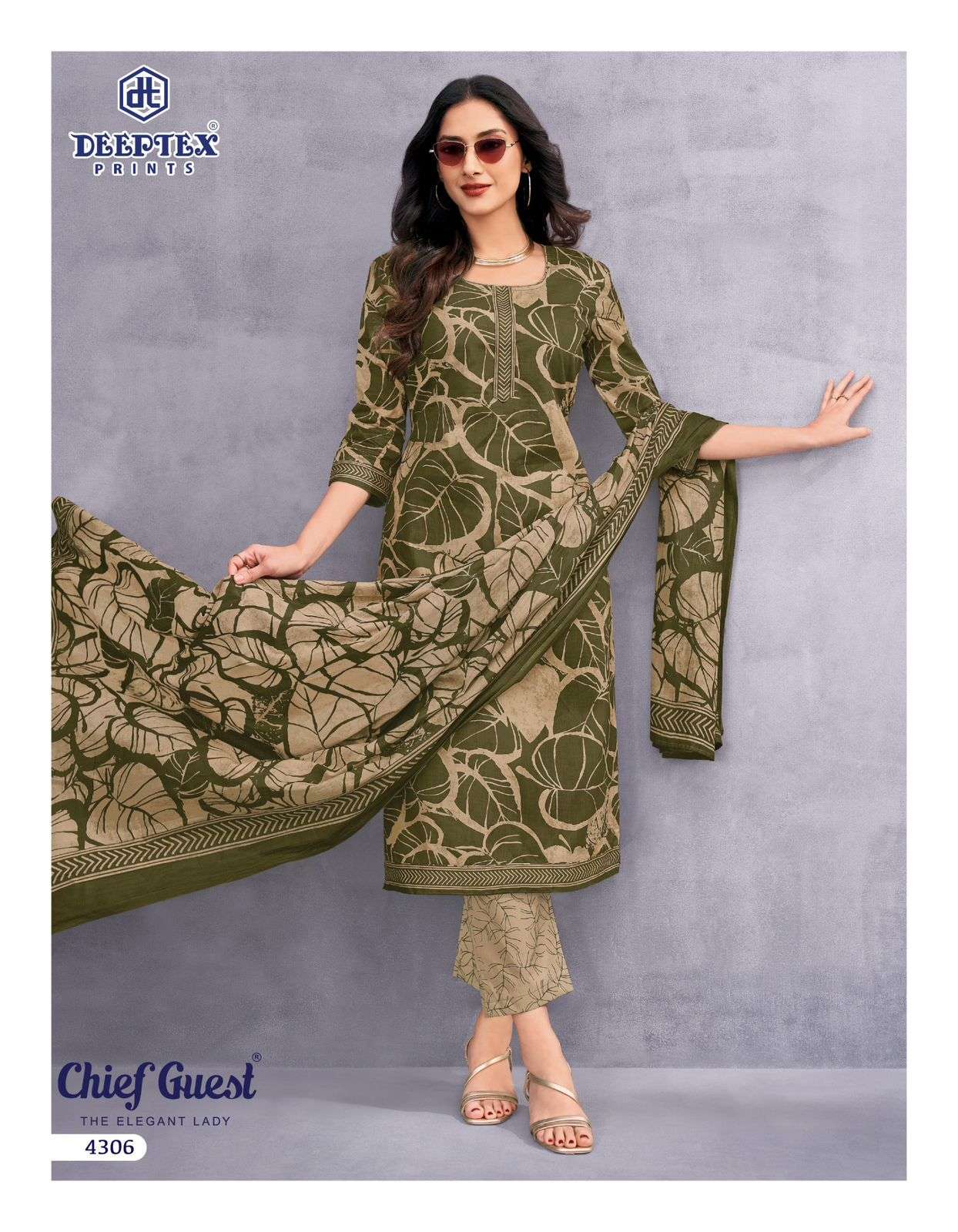 DEEPTEX PRINTS CHIEF GUEST VOL 43 COTTON PRINTED SALWAR SUIT	