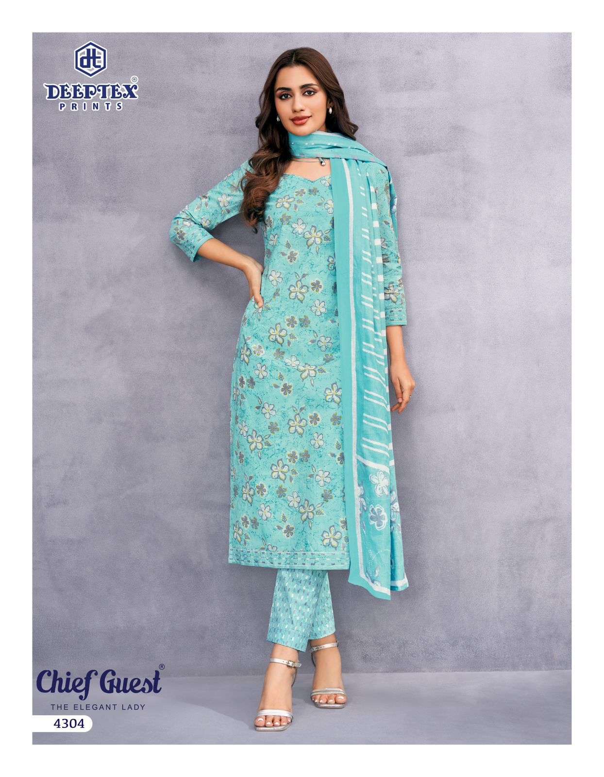 DEEPTEX PRINTS CHIEF GUEST VOL 43 COTTON PRINTED SALWAR SUIT	
