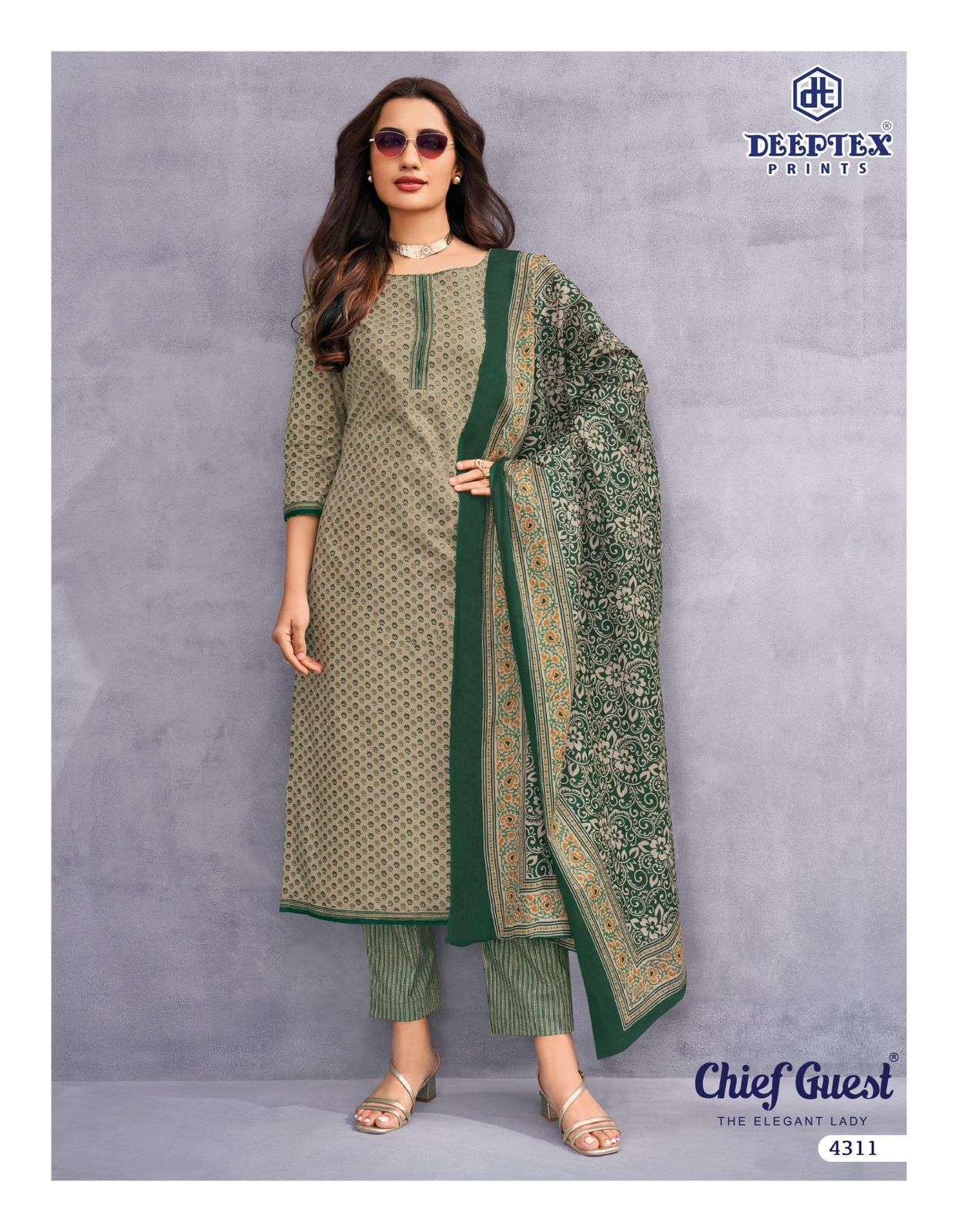 DEEPTEX PRINTS CHIEF GUEST VOL 43 COTTON PRINTED SALWAR SUIT	
