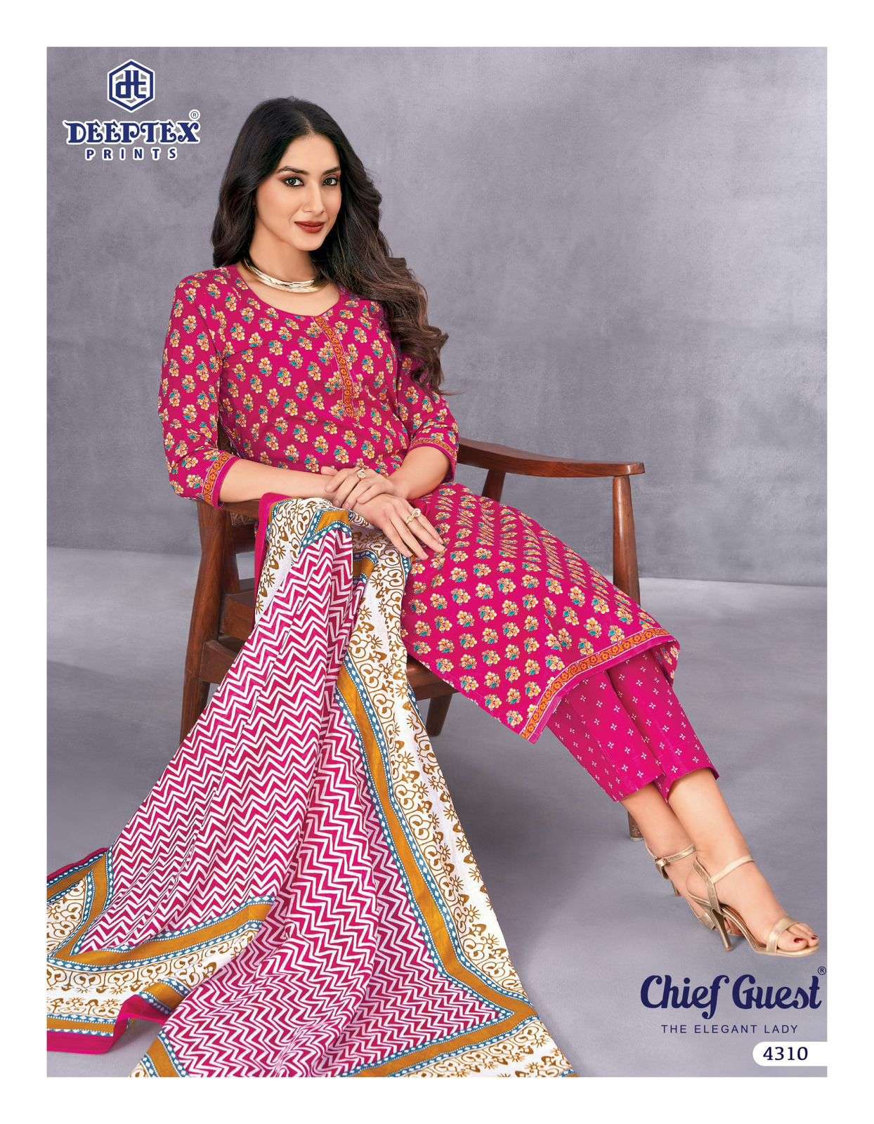 DEEPTEX PRINTS CHIEF GUEST VOL 43 COTTON PRINTED SALWAR SUIT	