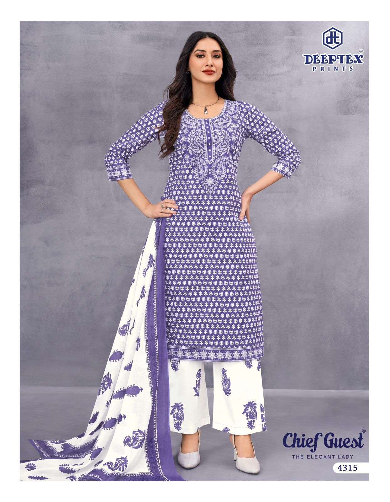 DEEPTEX PRINTS CHIEF GUEST VOL 43 COTTON PRINTED SALWAR SUIT	