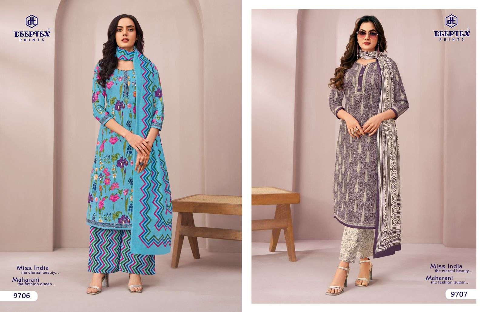 DEEPTEX PRINTS MISS INDIA VOL 97 COTTON PRINTED LADIES SALWAR SUIT	