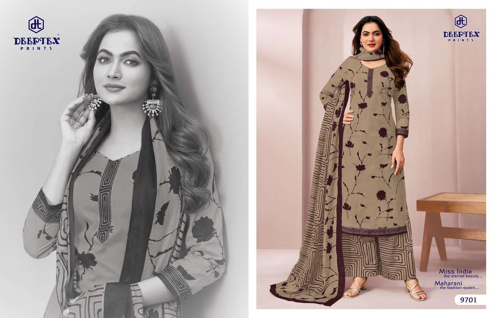 DEEPTEX PRINTS MISS INDIA VOL 97 COTTON PRINTED LADIES SALWAR SUIT	