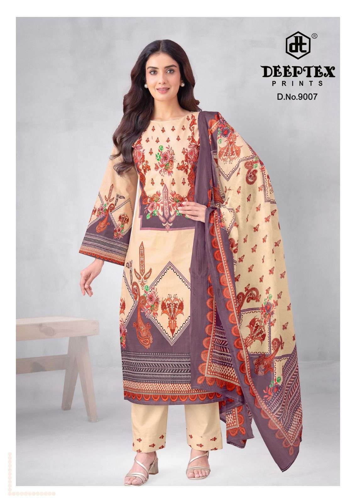 DEEPTEX PRINTS ROOHI ZARA VOL 9 LAWN COTTON DIGITAL PRINTS SALWAR SUIT