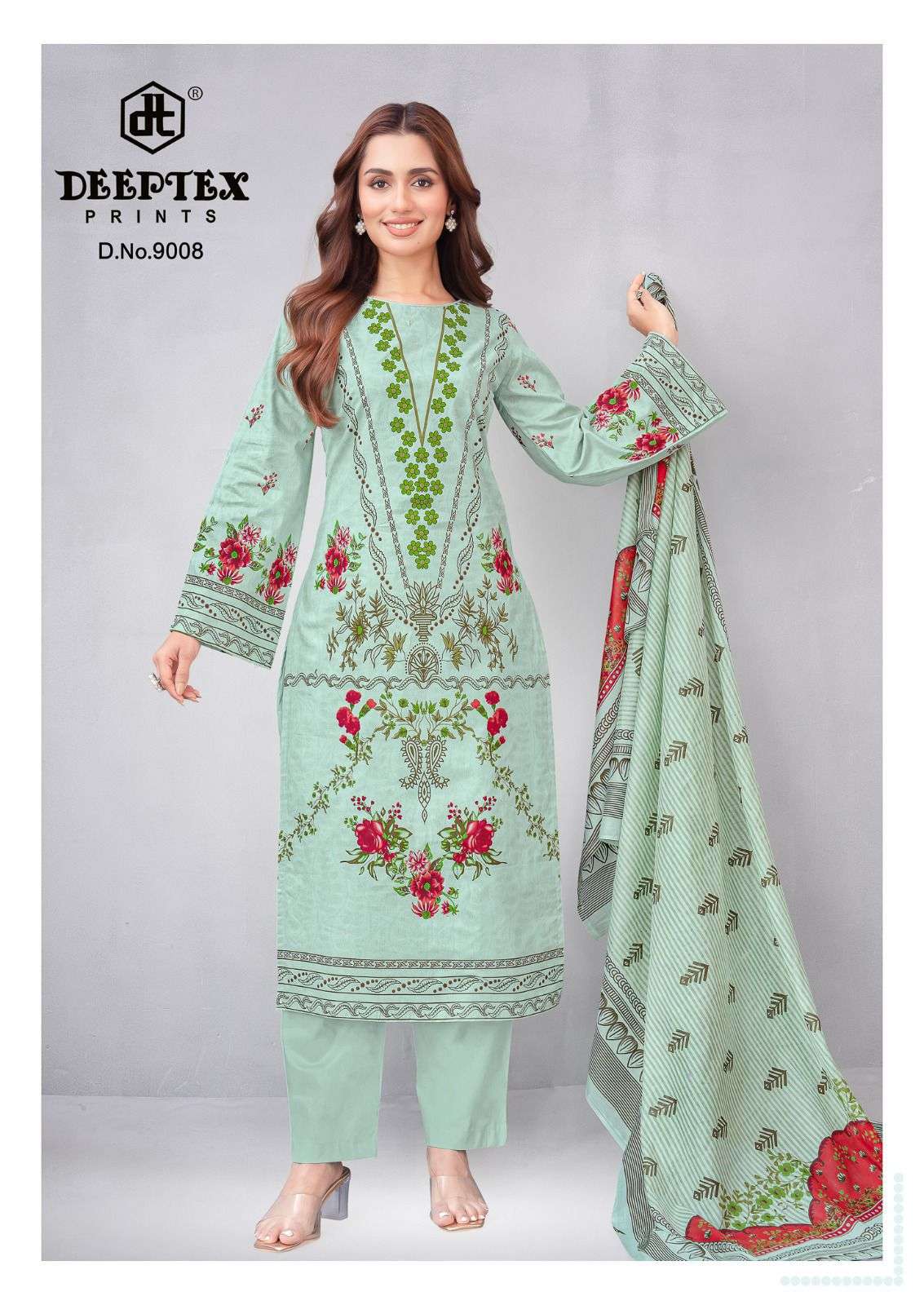 DEEPTEX PRINTS ROOHI ZARA VOL 9 LAWN COTTON DIGITAL PRINTS SALWAR SUIT