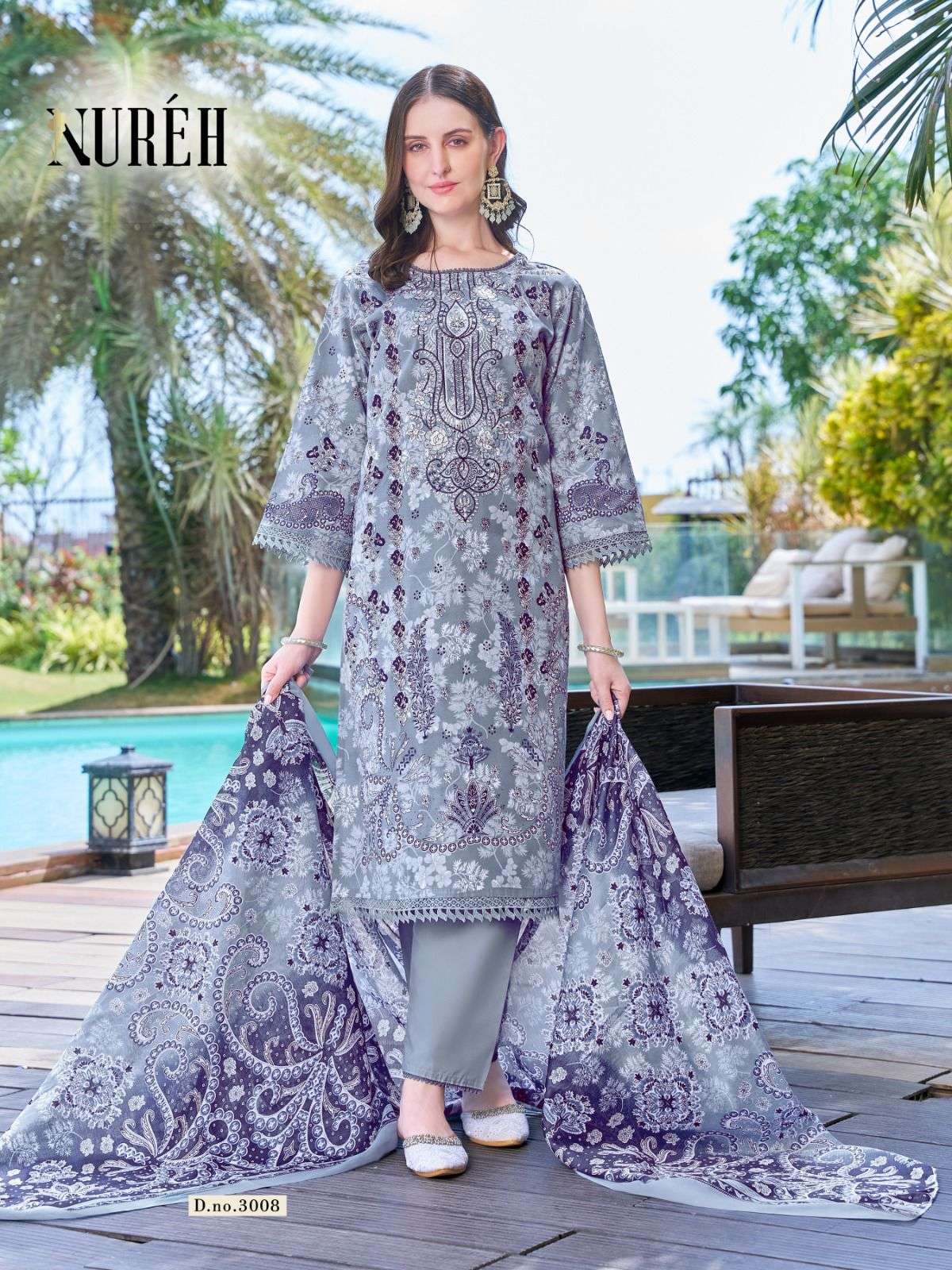 FALAK INTERNATIONAL NUREH VOL 3 COTTON DIGITAL PRINT SALWAR SUIT