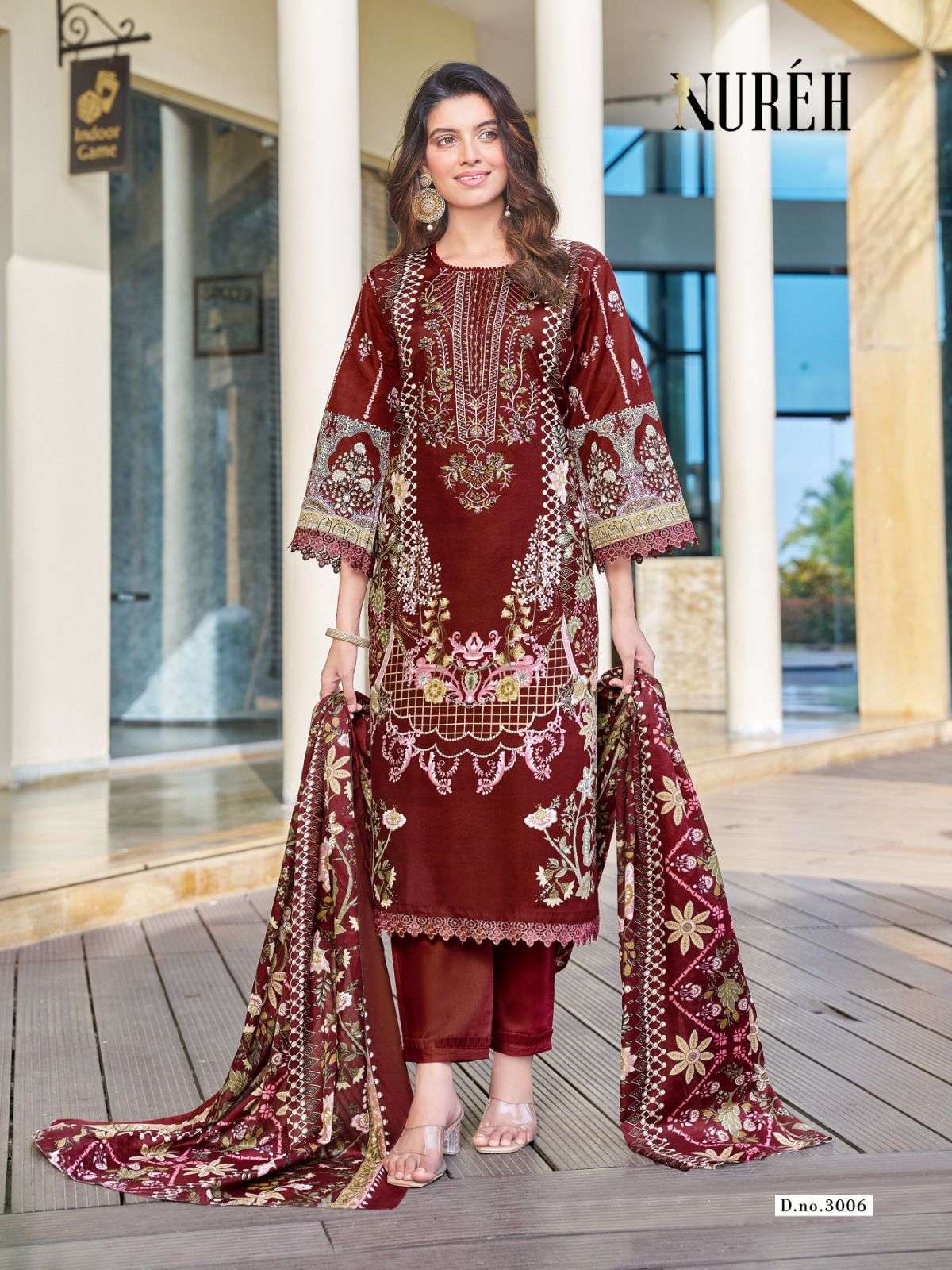 FALAK INTERNATIONAL NUREH VOL 3 COTTON DIGITAL PRINT SALWAR SUIT