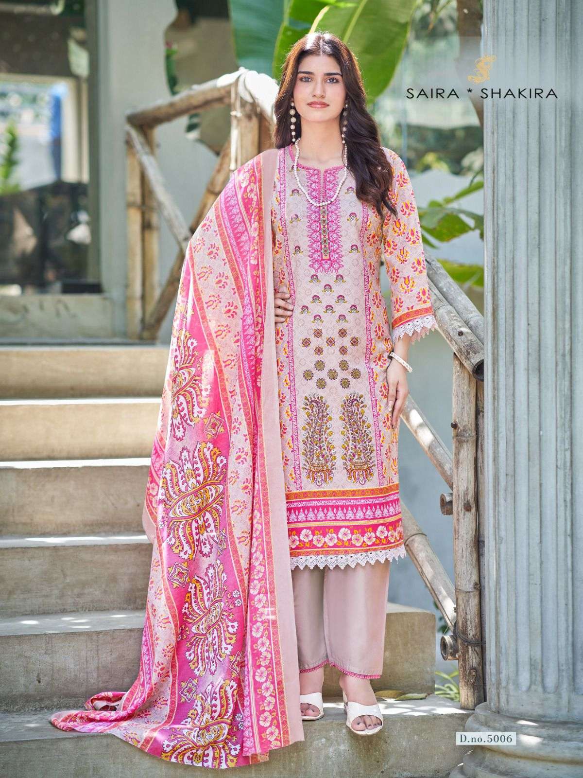 FALAK INTERNATIONAL SAIRA SHAKIRA VOL 5 COTTON DIGITAL PRINT SALWAR SUIT