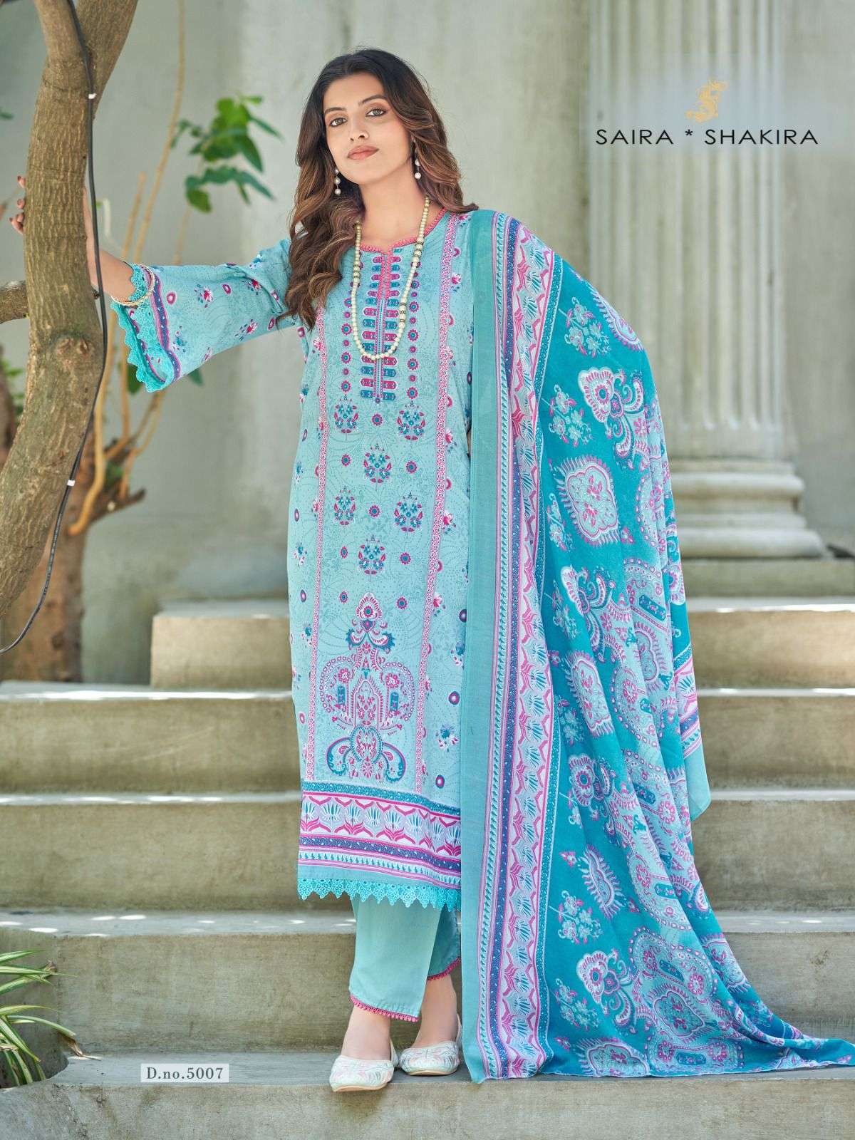 FALAK INTERNATIONAL SAIRA SHAKIRA VOL 5 COTTON DIGITAL PRINT SALWAR SUIT