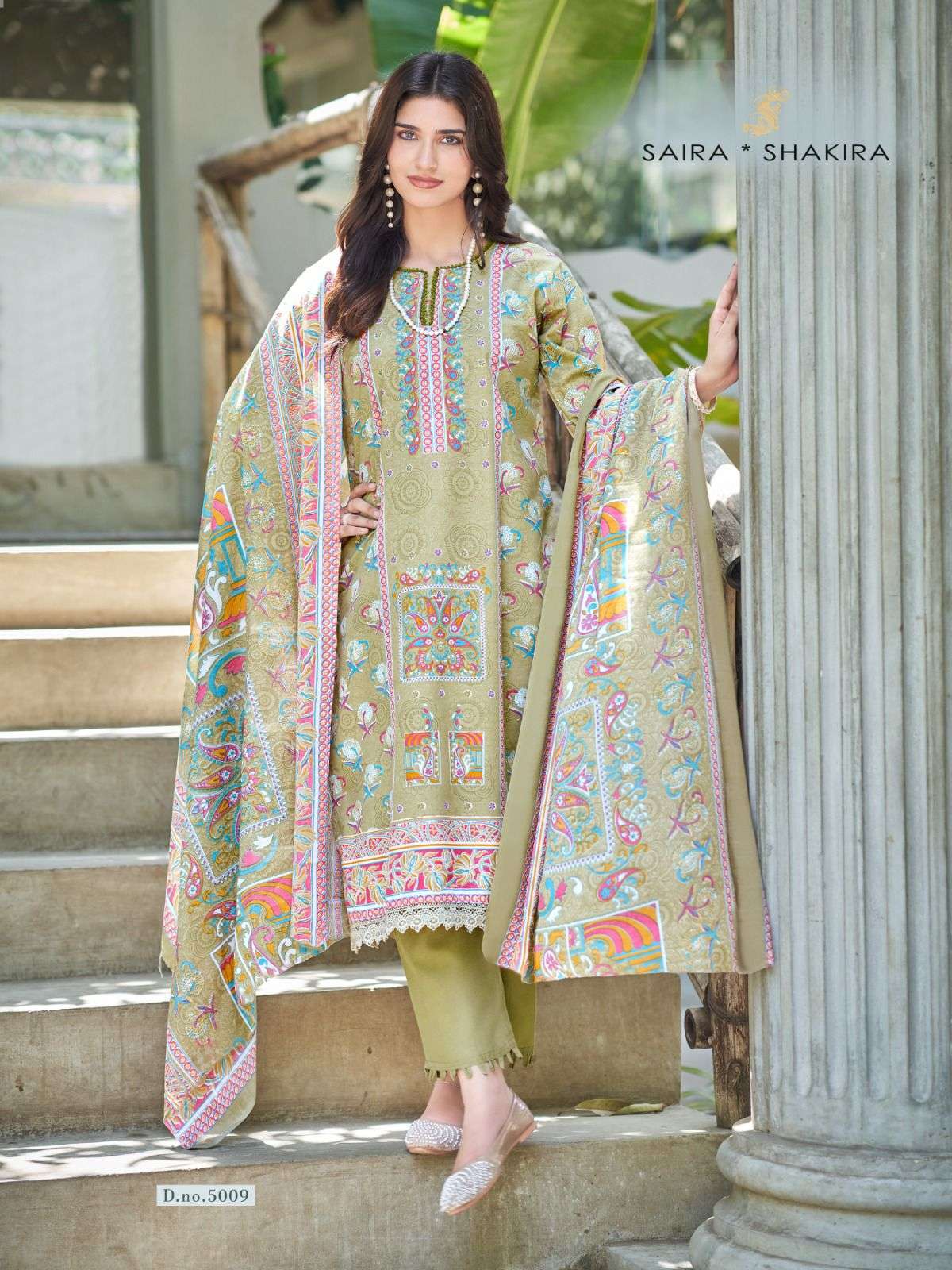 FALAK INTERNATIONAL SAIRA SHAKIRA VOL 5 COTTON DIGITAL PRINT SALWAR SUIT