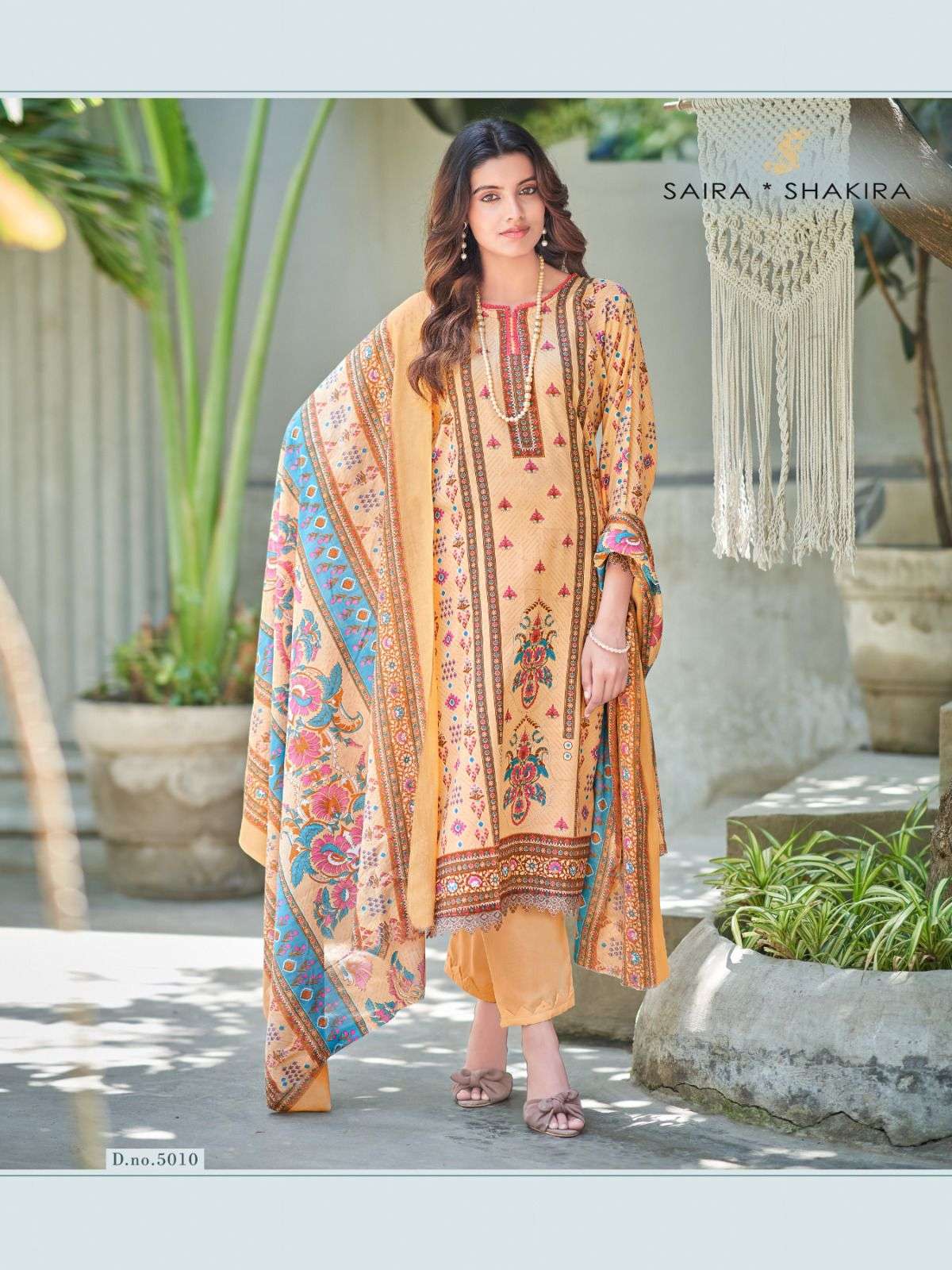 FALAK INTERNATIONAL SAIRA SHAKIRA VOL 5 COTTON DIGITAL PRINT SALWAR SUIT