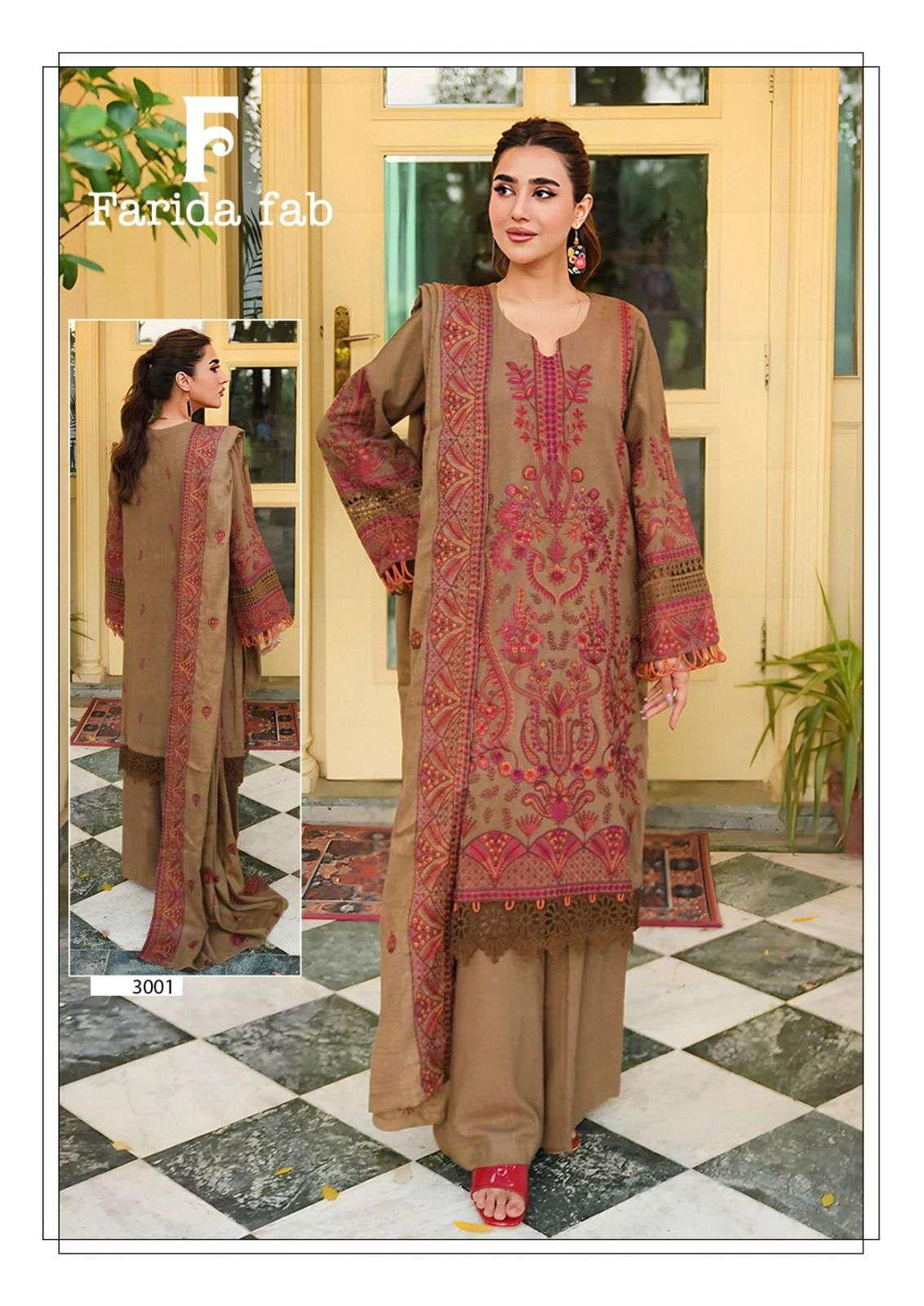 FARIDA FAB AMARA HEAVY COTTON LUXURY READY MADE COLLECTION VOL 3
