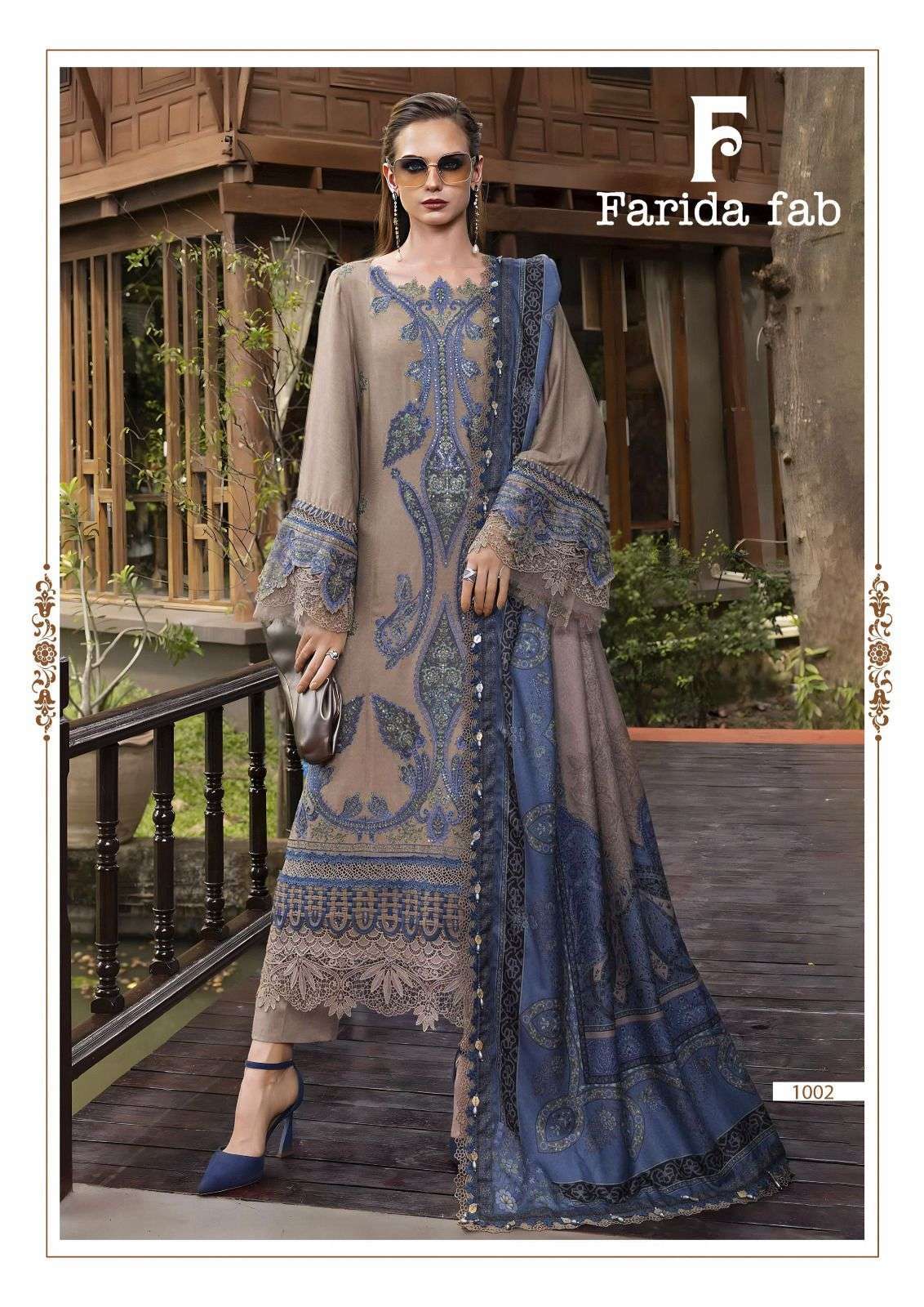 FARIDA FAB ELAF PREMIUM COTTON DIGITAL PRINTS SALWAR SUIT