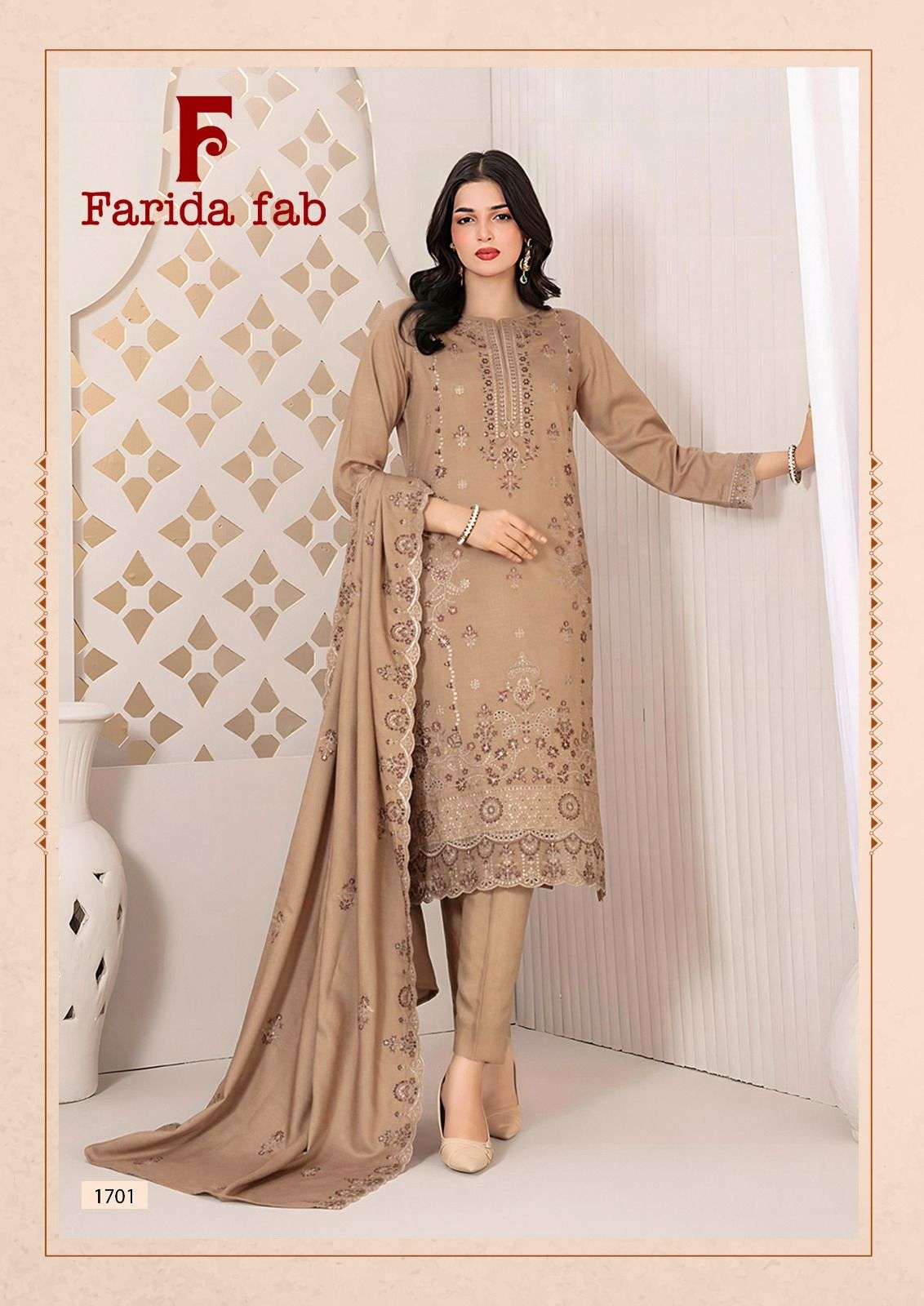 FARIDA FAB ELLIJA B VOL 17 COTTON DIGITAL PRINT SALWAR SUIT