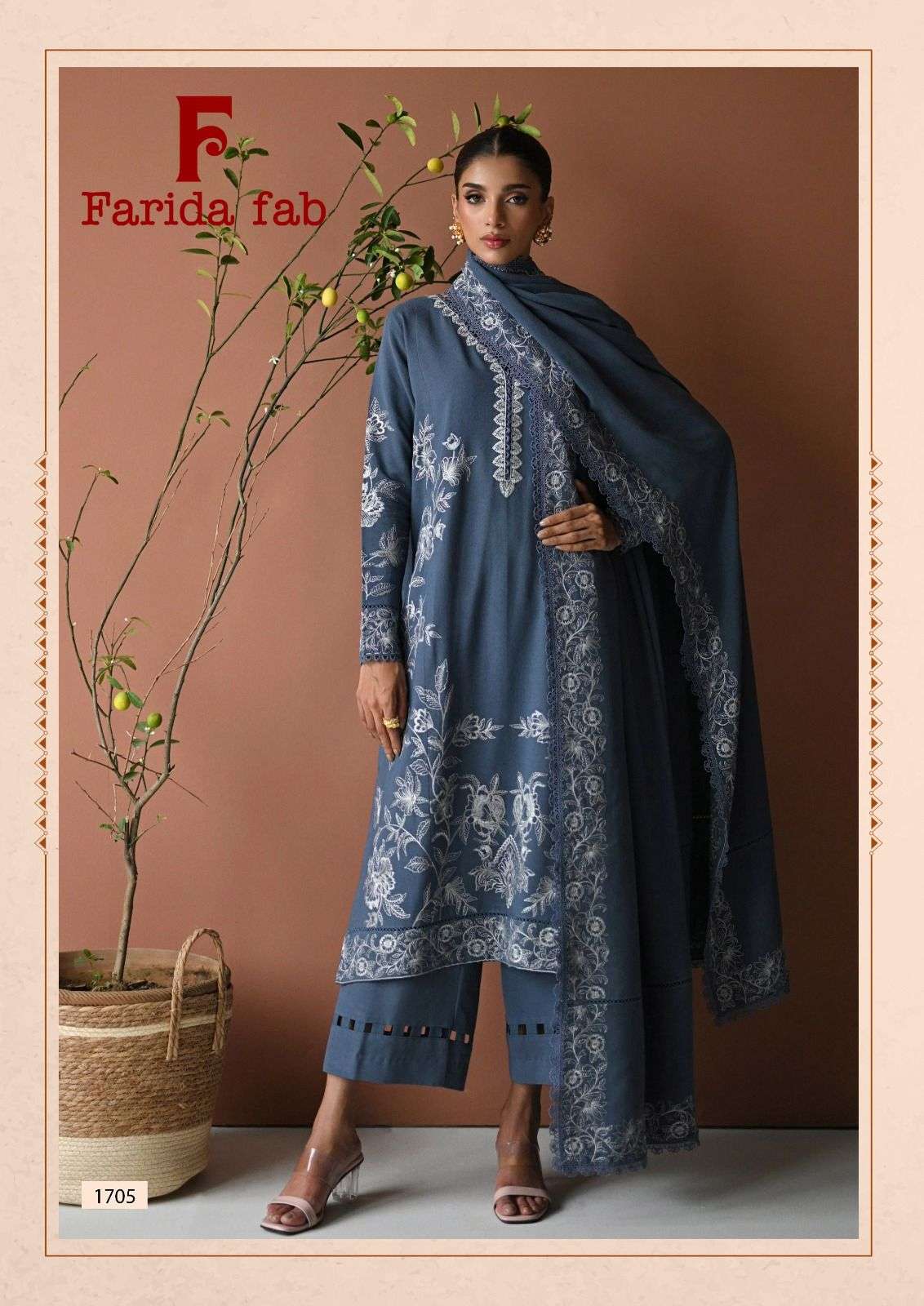 FARIDA FAB ELLIJA B VOL 17 COTTON DIGITAL PRINT SALWAR SUIT